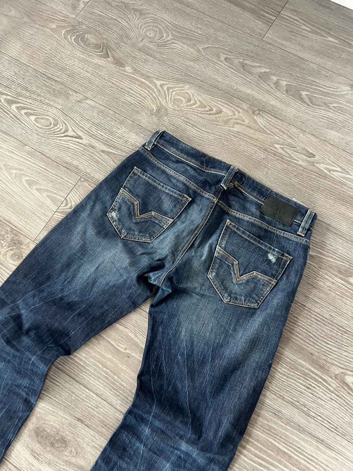 Diesel ‼️Vintage Diesel Industry Distressed Denim Selvage Jeans‼️ Size US 33 - 24 Thumbnail