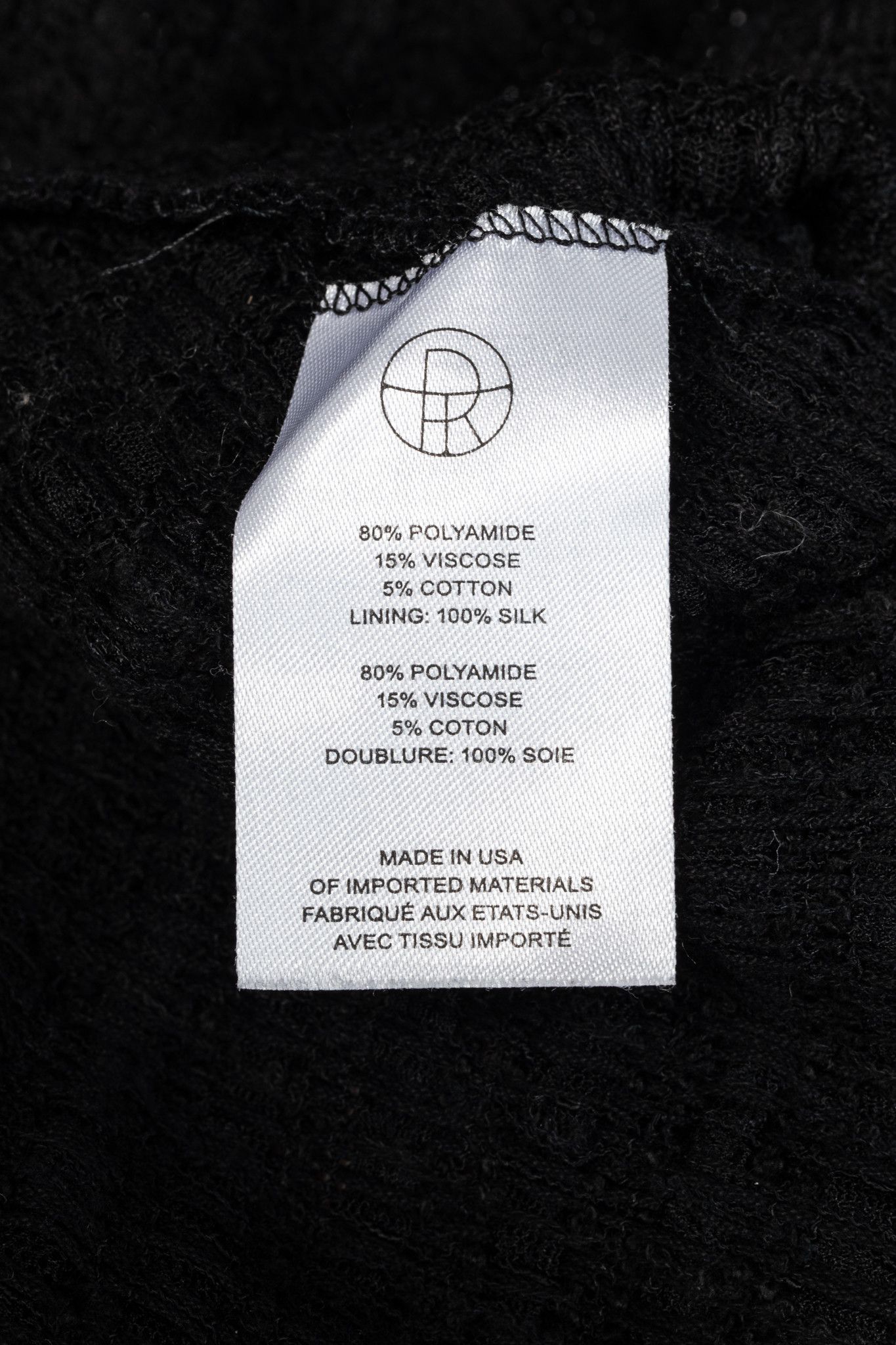 The Row The Row Black Woven-Knit Fringe Sweater Size M / US 6-8 / IT 42-44 - 7 Thumbnail