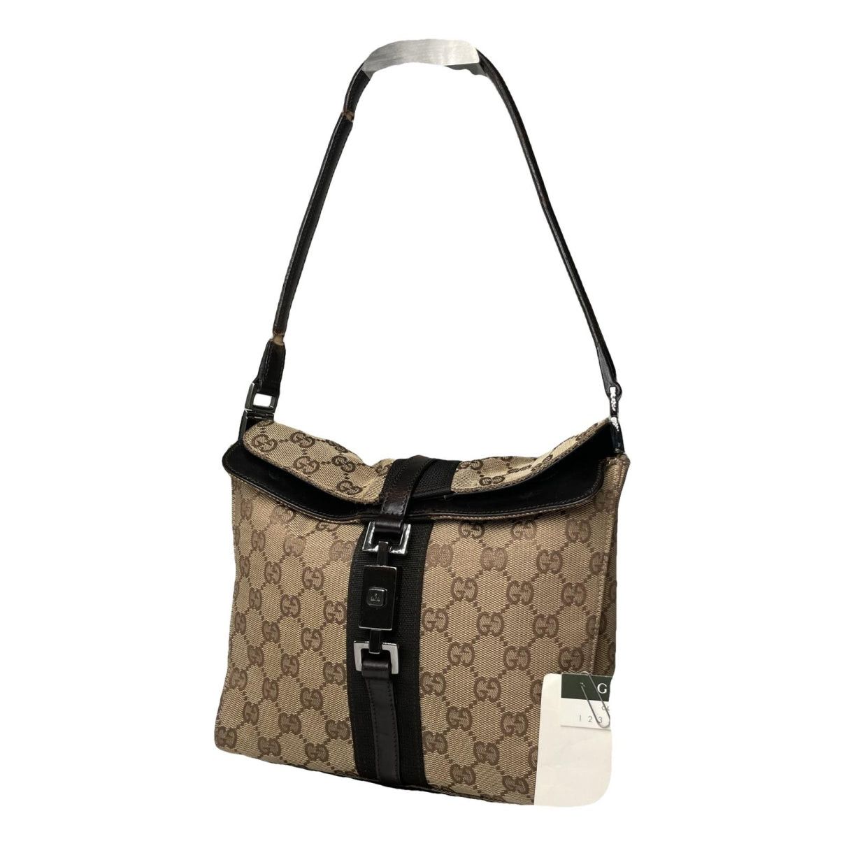 Gucci Jackie Vintage Beige Cotton Handbag Size ONE SIZE - 1 Thumbnail