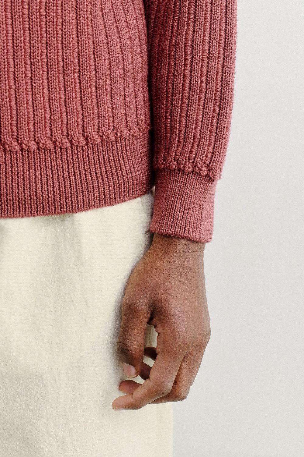 A Kind Of Guise 💚 SS24 A Kind Of Guise Saimir Knit Sweater Roze Large NEW Size US L / EU 52-54 / 3 - 6 Thumbnail