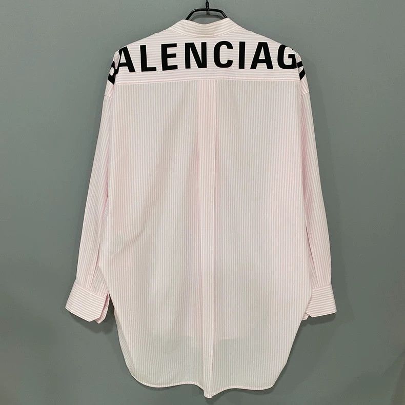 Balenciaga Balenciaga size 34 Pink shirt with logo on the back Size S / US 4 / IT 40 - 3 Thumbnail