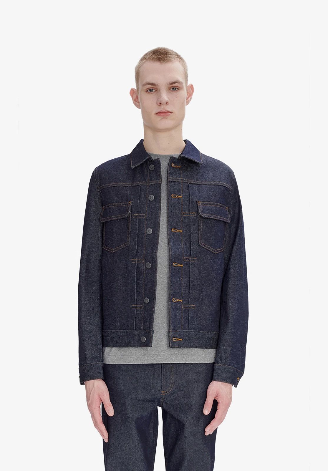 A.P.C. A.P.C Type-II Selvedge Denim Jacket Size US XS / EU 42 / 0 - 1 Thumbnail