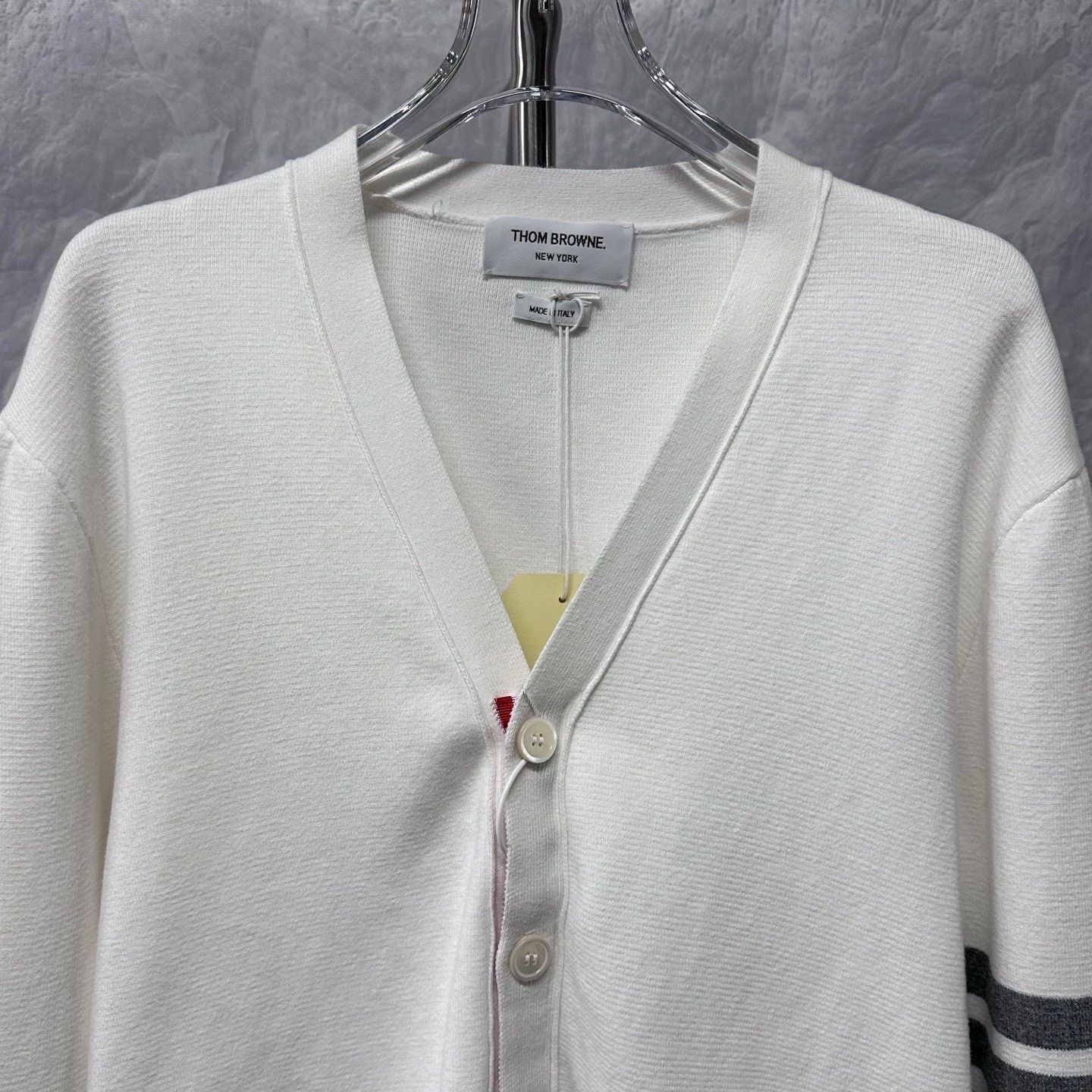 Thom Browne Thom Browne Striped V-Neck Cardigan Size US L / EU 52-54 / 3 - 2 Thumbnail