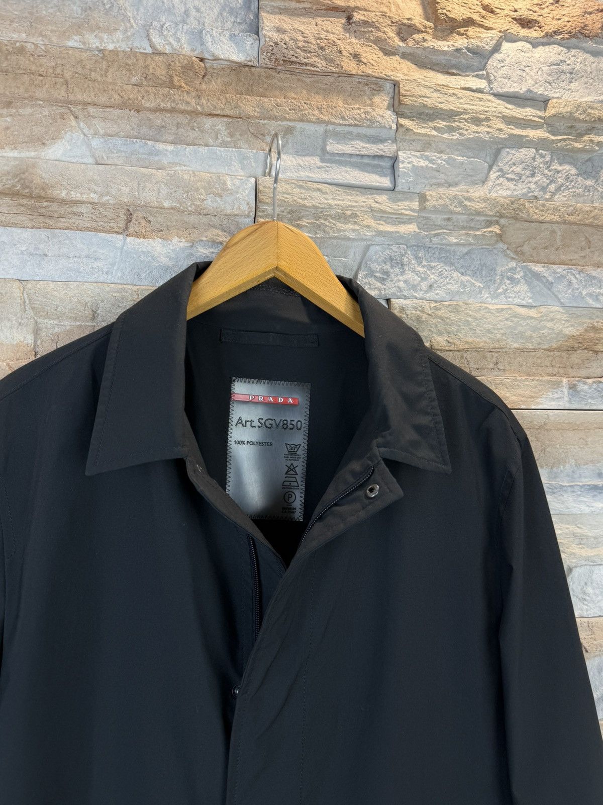 Prada Trench coach cloaks Prada jacket prada Art Sgv850 gore tex Size US L / EU 52-54 / 3 - 5 Thumbnail