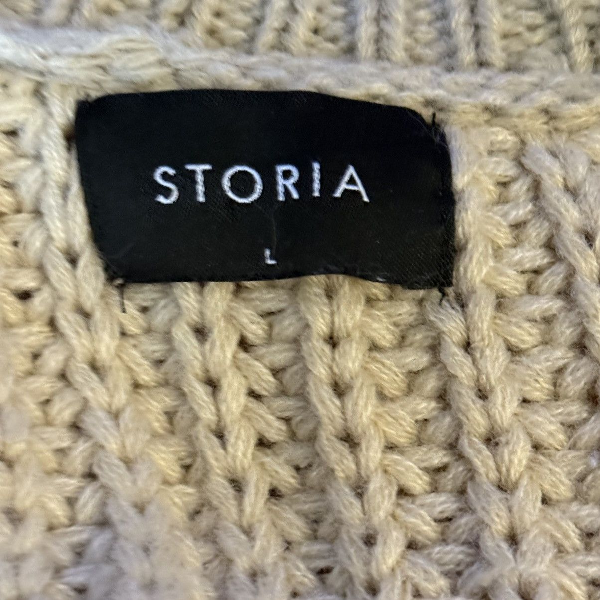 Other Storia color block striped distressed V neck cropped sweater Size L / US 10 / IT 46 - 6 Thumbnail