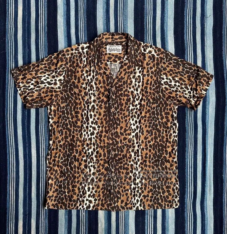 Wacko Maria Wacko Maria Leopard knit polo | Grailed