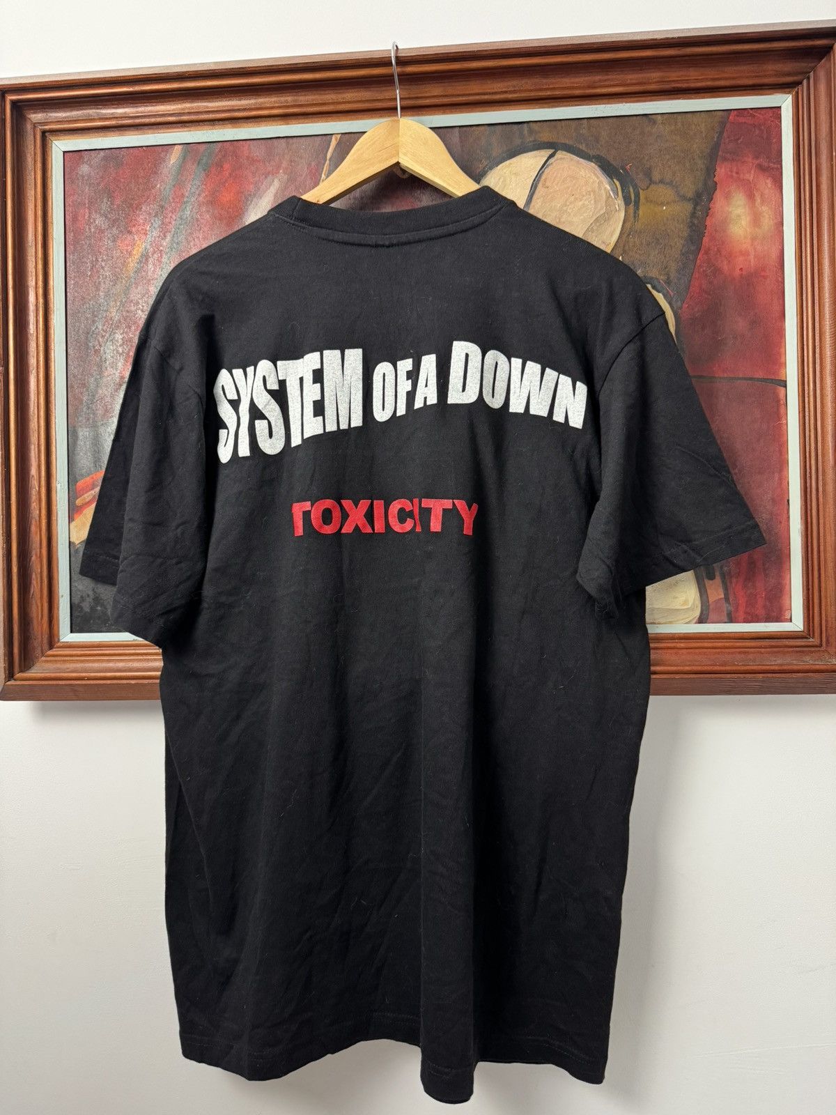 Band Tees soad system of a down toxic city vintage 90s soad y2k band Size US XL / EU 56 / 4 - 2 Thumbnail