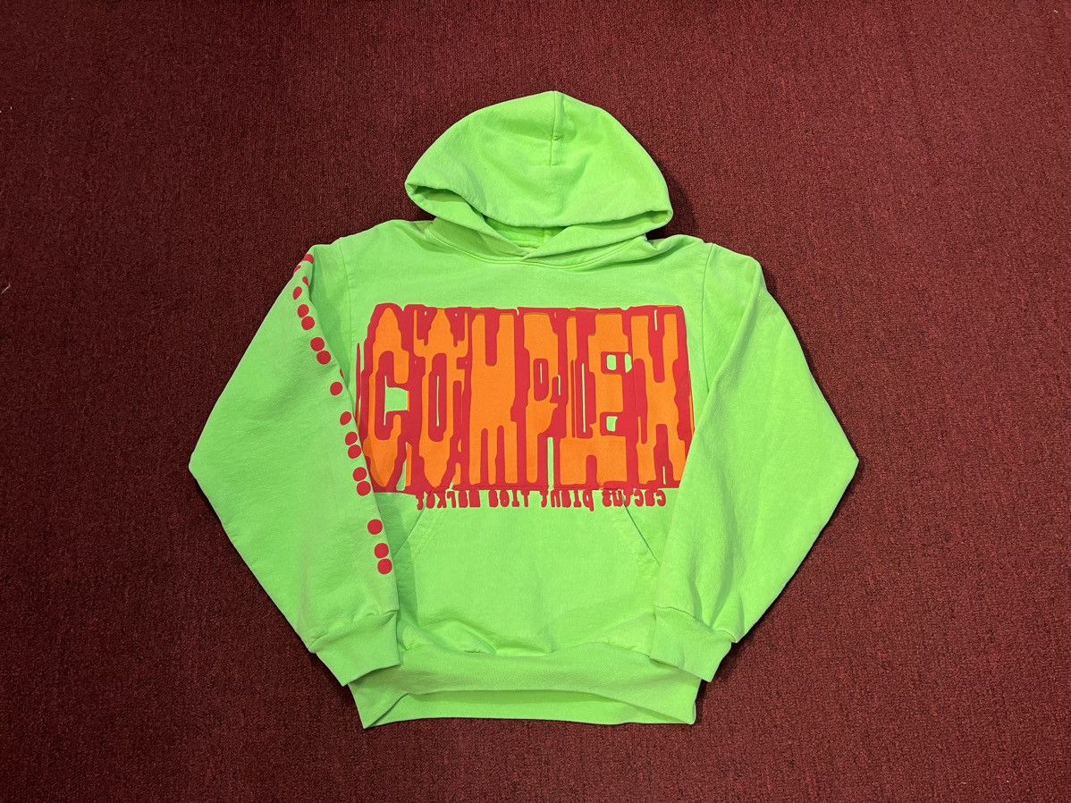 image of Cactus Plant Flea Market X Complexcon Willy Wonka Hoodie in Green, Men's (Size Small)