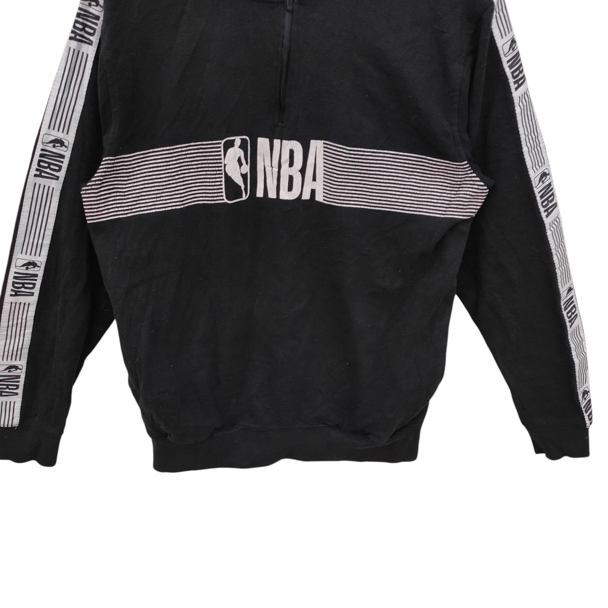 NBA 90s NBA Quarter Zip Sweatshirt Small Vintage Black Size US S / EU 44-46 / 1 - 5 Thumbnail