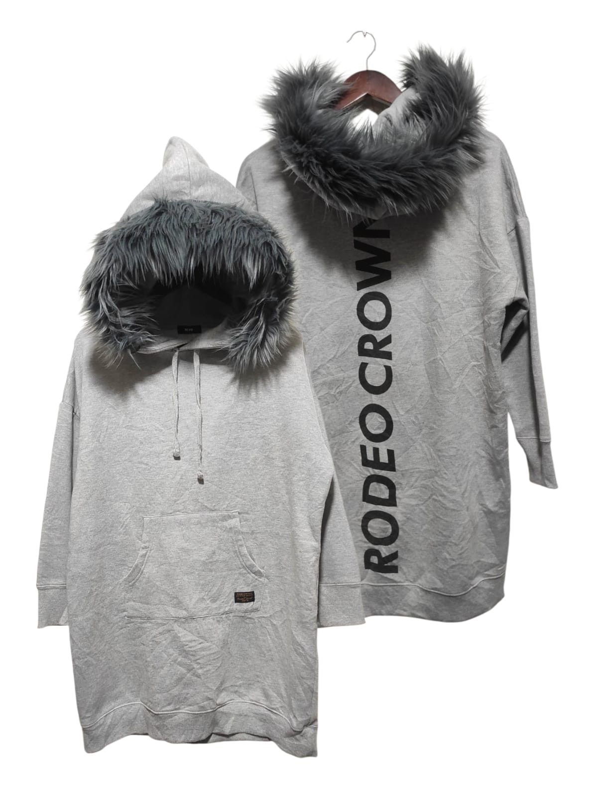 If Six Was Nine RCWB Rodeo Crown Fur long Hoodie Ifsixwasnine Lgb Style Size L / US 10 / IT 46 - 1 Thumbnail