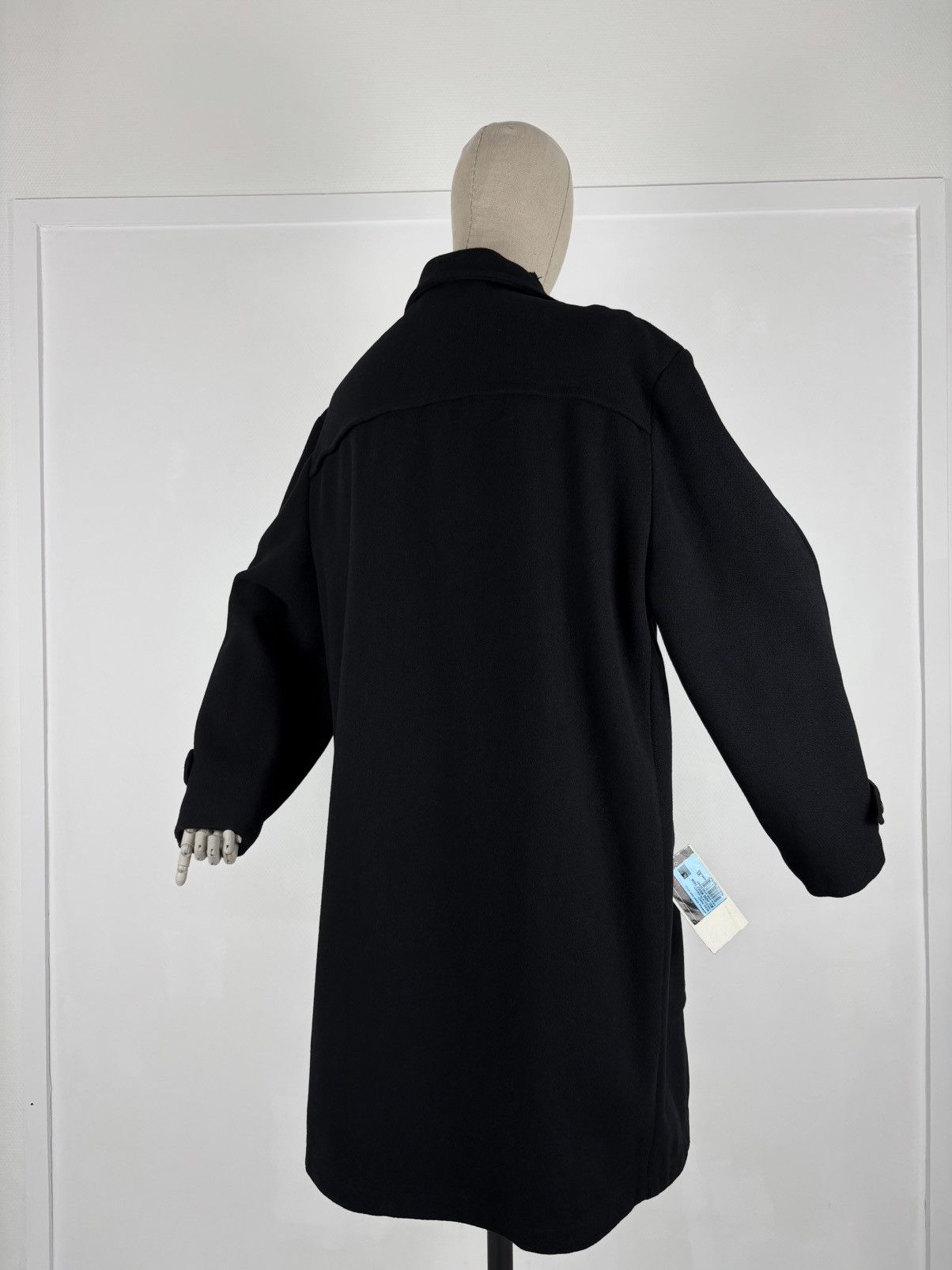 Polo Ralph Lauren DEADSTOCK 90’s POLO RL Admiral Wool Black Duffle Toggle Pea Coat Jacket Trench XL Size US XL / EU 56 / 4 - 8 Thumbnail