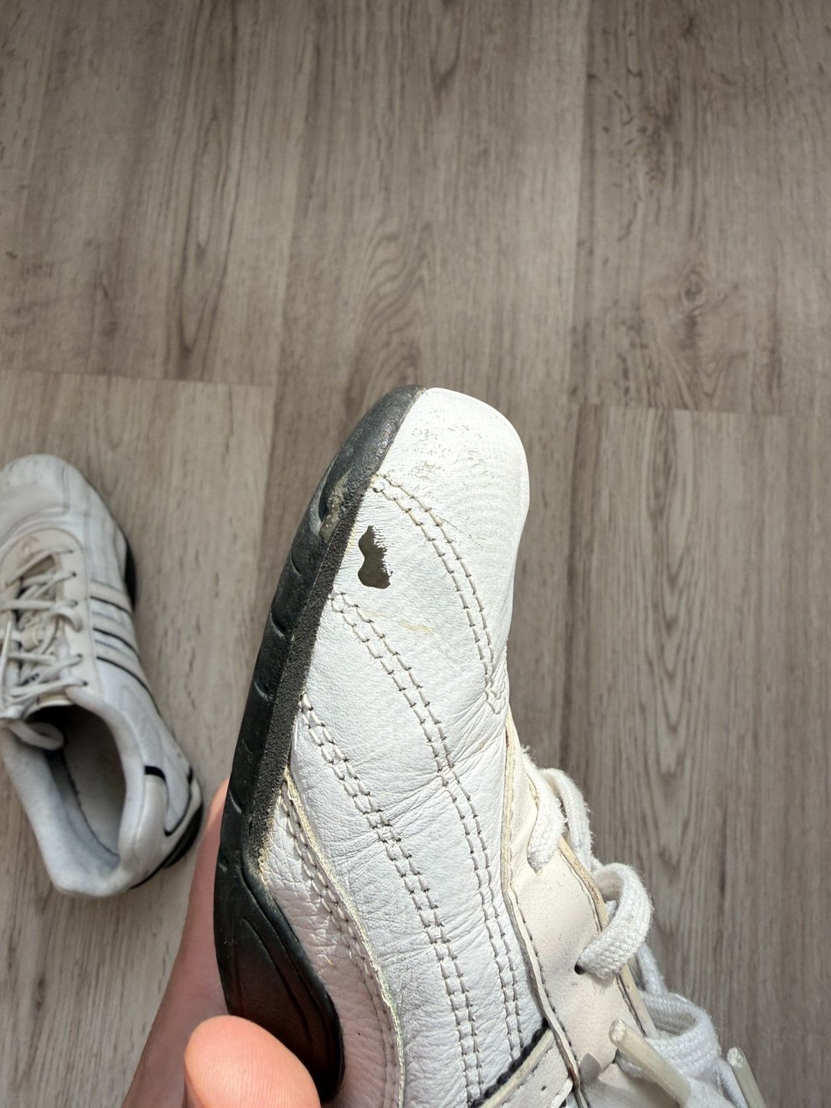 Adidas Y2K Adidas Team Adi Racer Women’s White Goodyear Rare 2000s Size US 6 / IT 36 - 14 Thumbnail