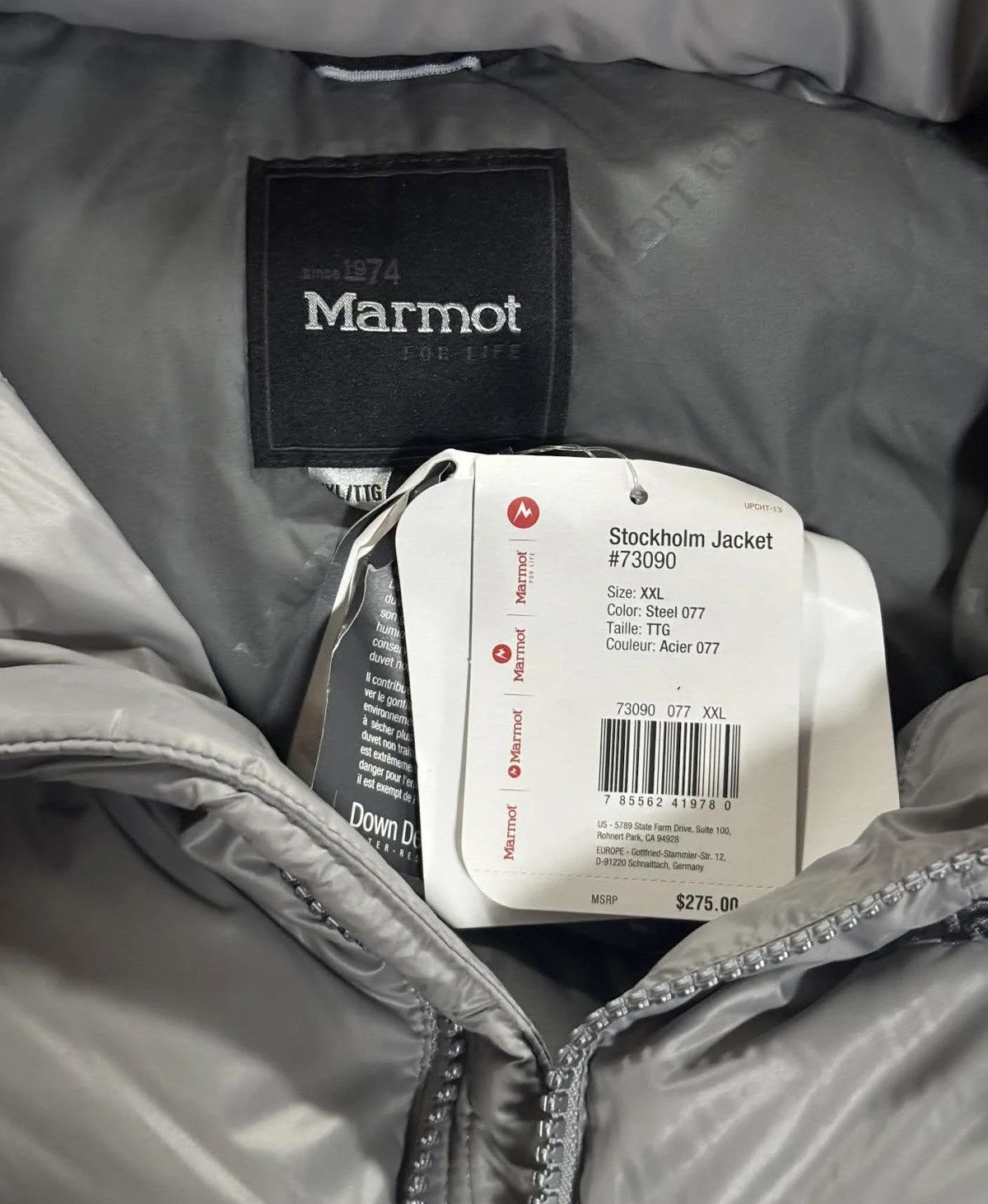 Marmot Marmot Stockholm Jacket Steel (Size XXL) NWT Size US XXL / EU 58 / 5 - 3 Thumbnail