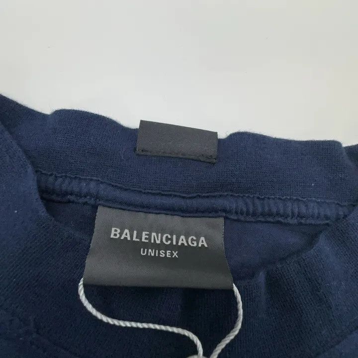 Balenciaga Balenciaga Balenciaga Blue Logo TShirt -2507 Size US S / EU 44-46 / 1 - 5 Thumbnail