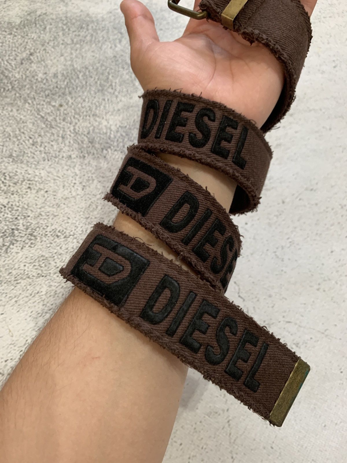 Diesel × Japanese Brand × Vintage Vintage diesel brown belt Size ONE SIZE - 2 Thumbnail