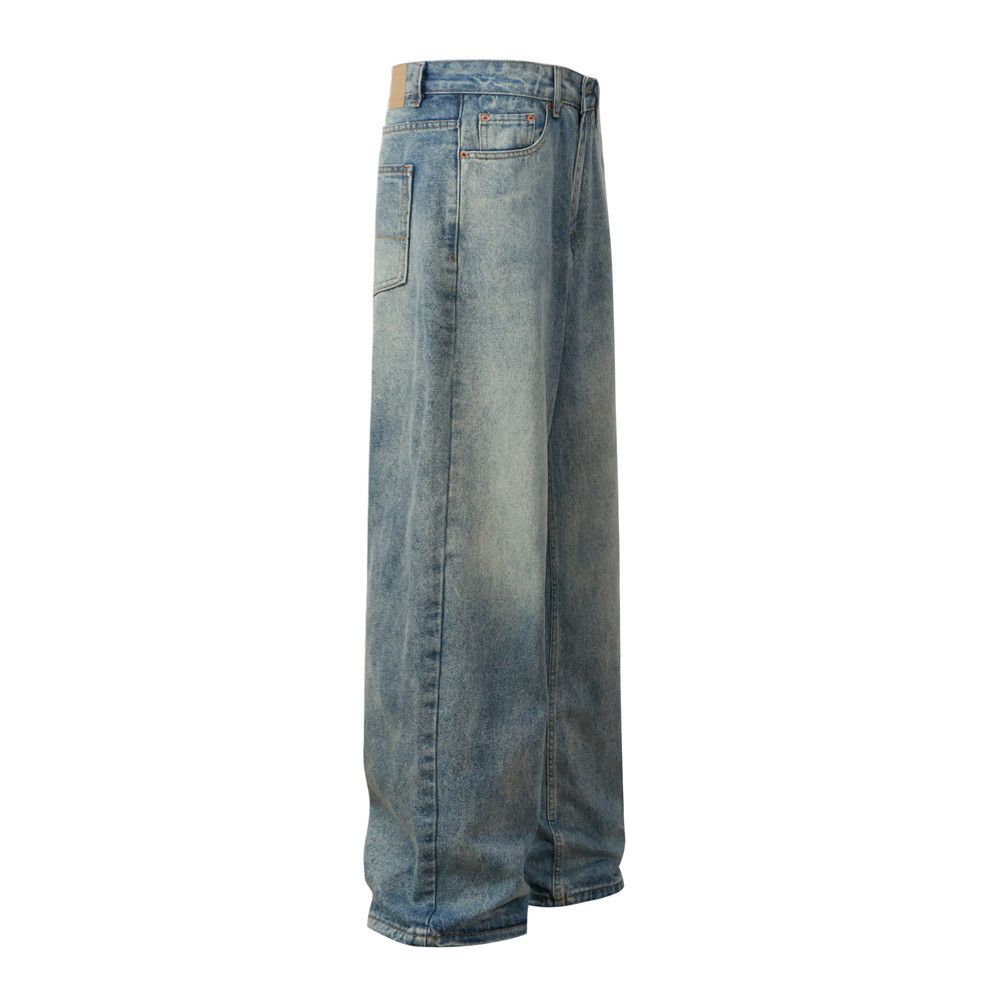 Japanese Brand Distressed washed gradient street vintage jeans Size US 32 / EU 48 - 2 Thumbnail