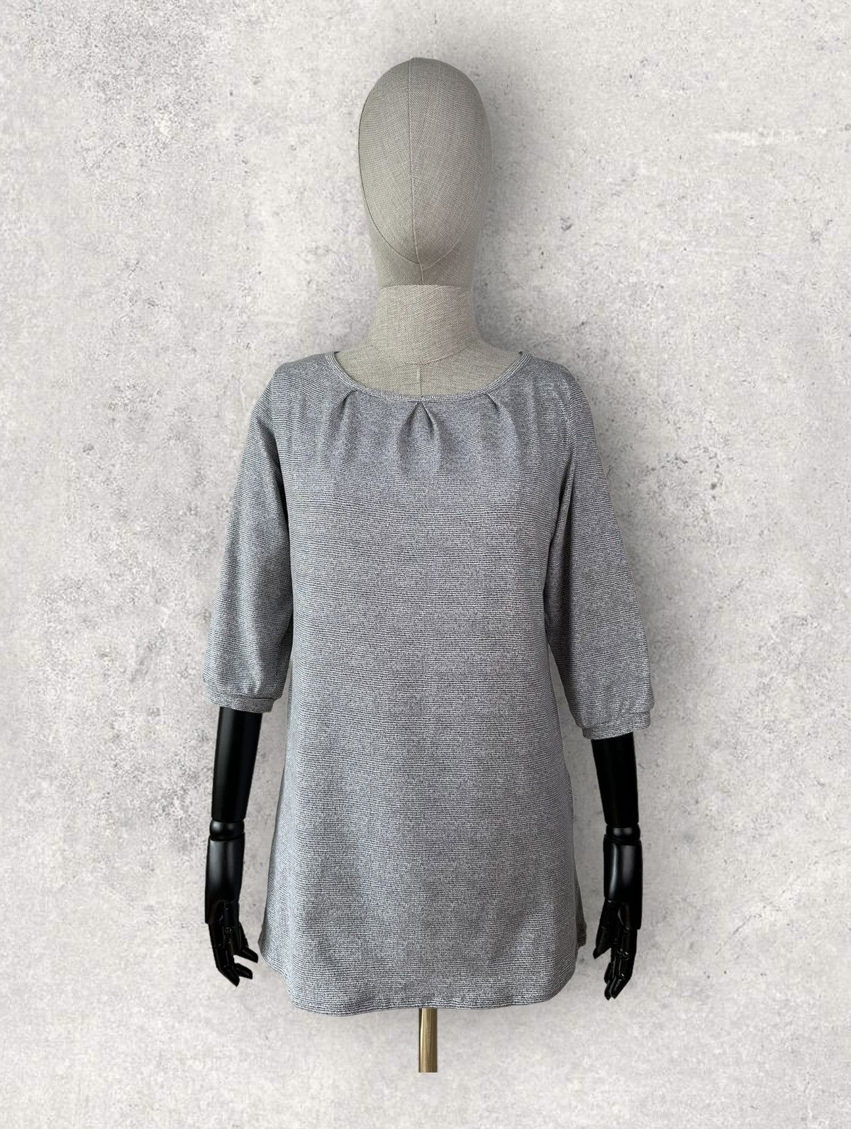 Marimekko MARIMEKKO PISKU Stretch Cotton 3/4 Sleeve Dress Tunic Size M / US 6-8 / IT 42-44 - 1 Thumbnail