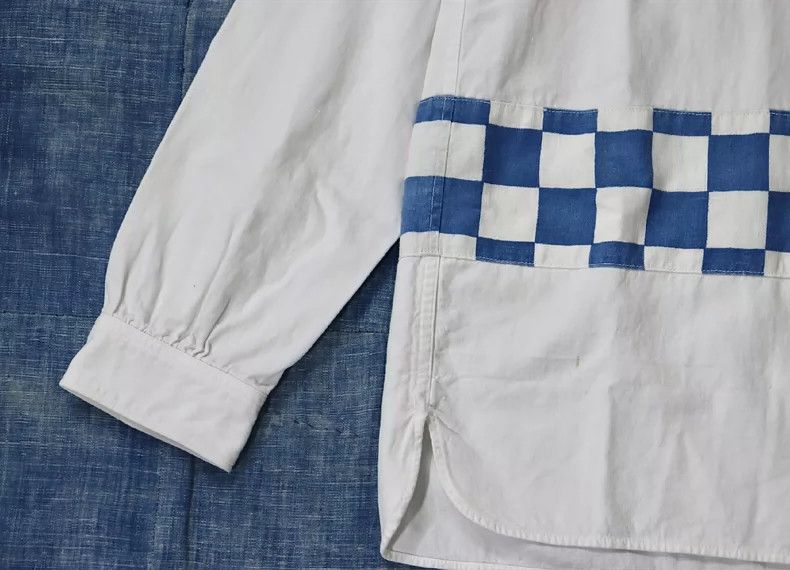 Visvim VisvimCheckerboard blue dyed shirt 2504-Nextarrow Size US L / EU 52-54 / 3 - 7 Thumbnail