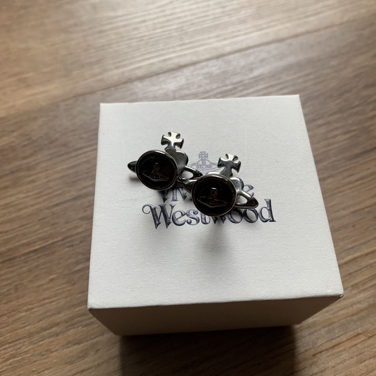 Vivienne Westwood Vivienne Westwood Heart Orb Cufflinks Size ONE SIZE - 2 Thumbnail