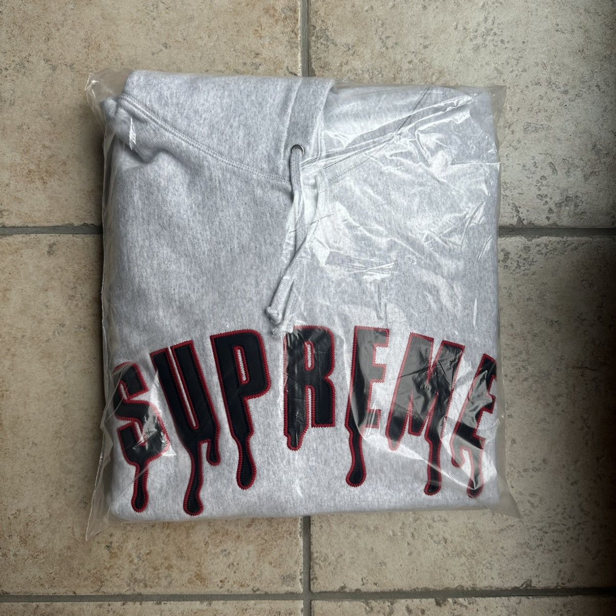 Supreme Supreme Ghostface Arc Hooded Sweatshirt Ash Grey Size XXL Size US XXL / EU 58 / 5 - 1 Thumbnail