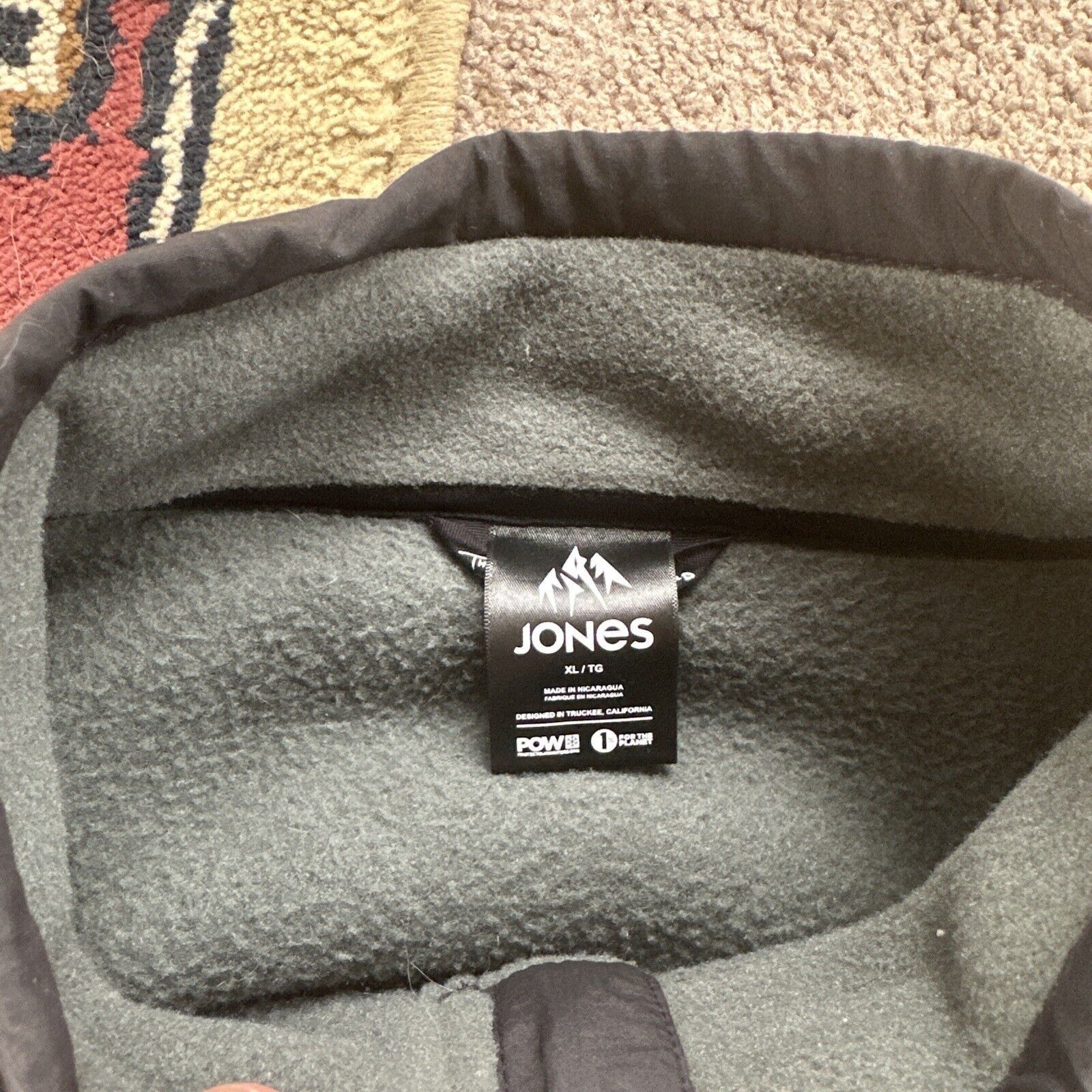 Jones New York Jones Snowboards Base Camp Fleece Jacket - Men's XL Size US XL / EU 56 / 4 - 5 Thumbnail