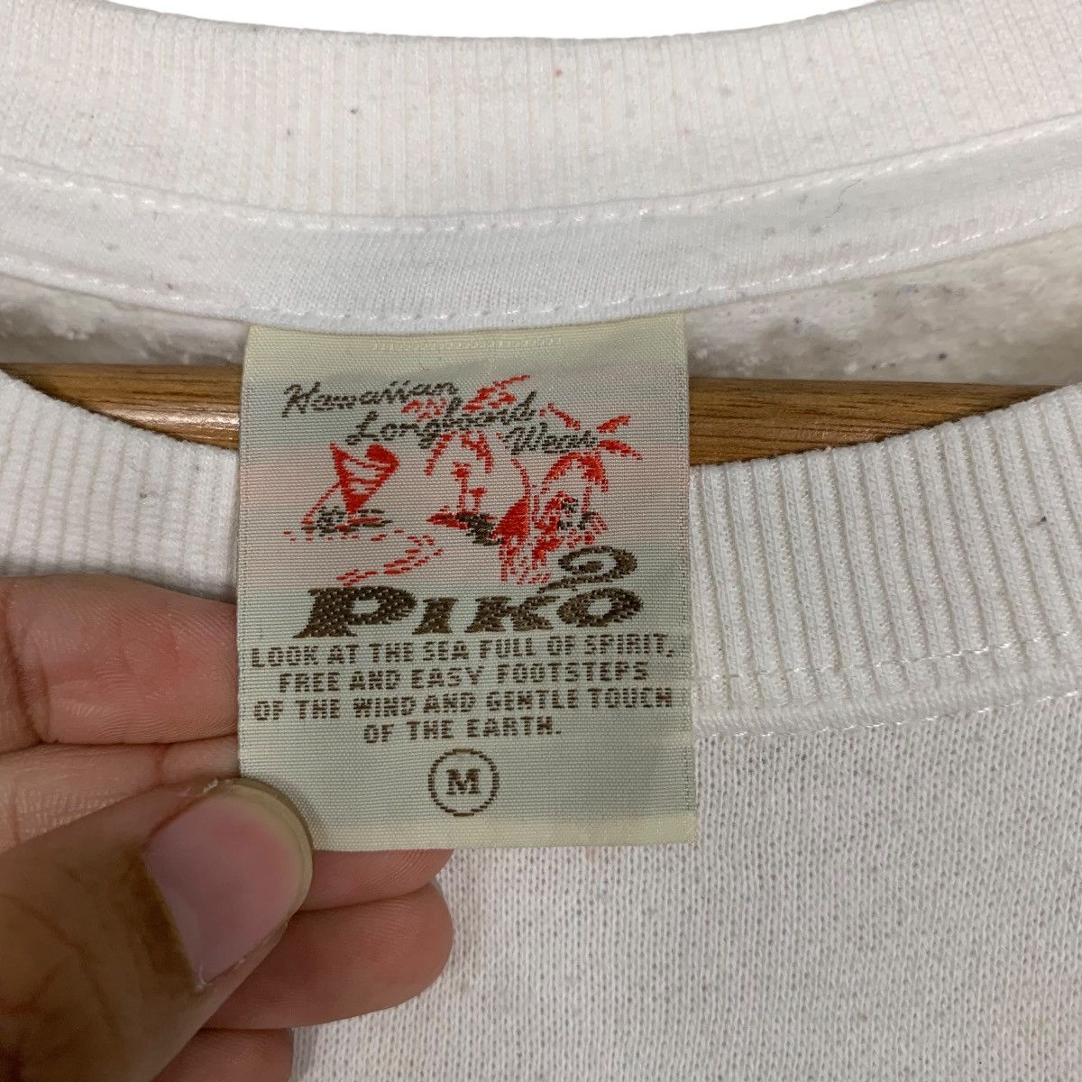 Japanese Brand PIKO Hawaiian Longboard Wear Big Logo Sweatshirt #2020-C88 Size US M / EU 48-50 / 2 - 11 Thumbnail