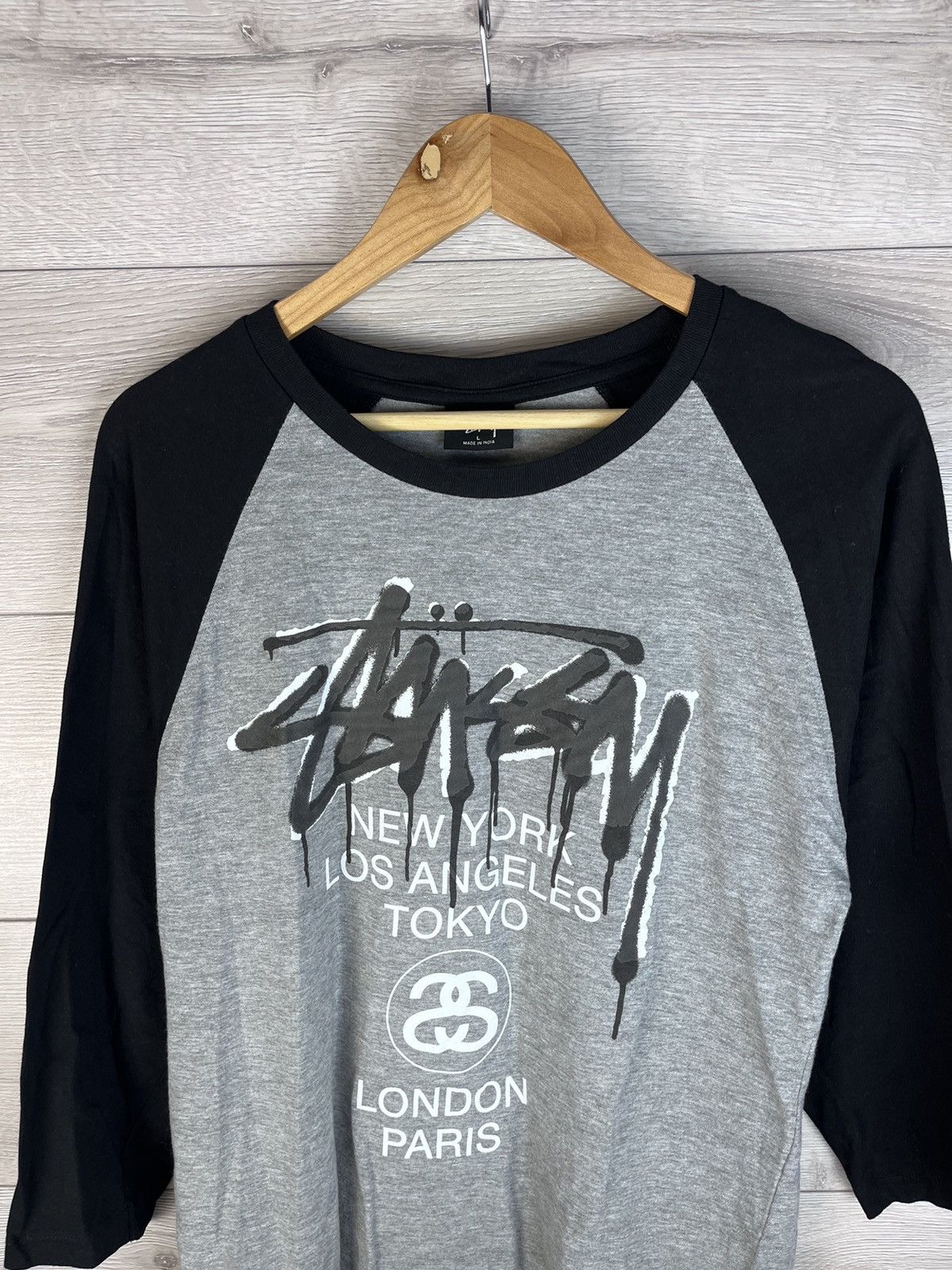 Stussy Men’s long sleeve Stussy size L made in India 🇮🇳 Size US L / EU 52-54 / 3 - 4 Thumbnail