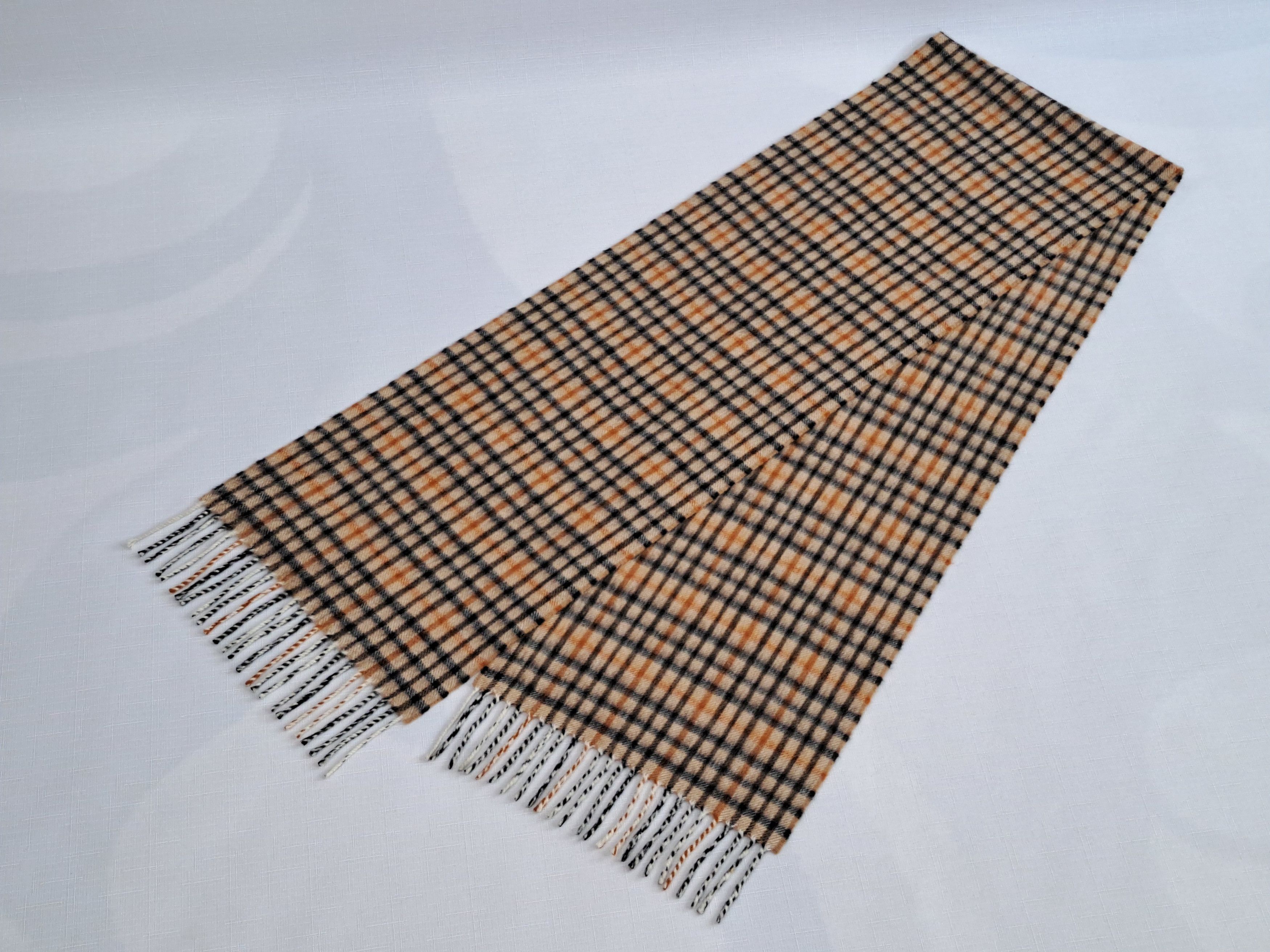 DAKS DAKS London checked wool scarf. Size ONE SIZE - 7 Thumbnail