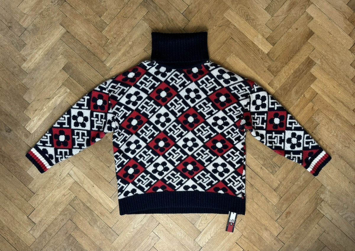 Tommy Hilfiger Tommy Hilfiger x Richard Quinn Monogram Wool Turleneck L Size US L / EU 52-54 / 3 - 1 Thumbnail