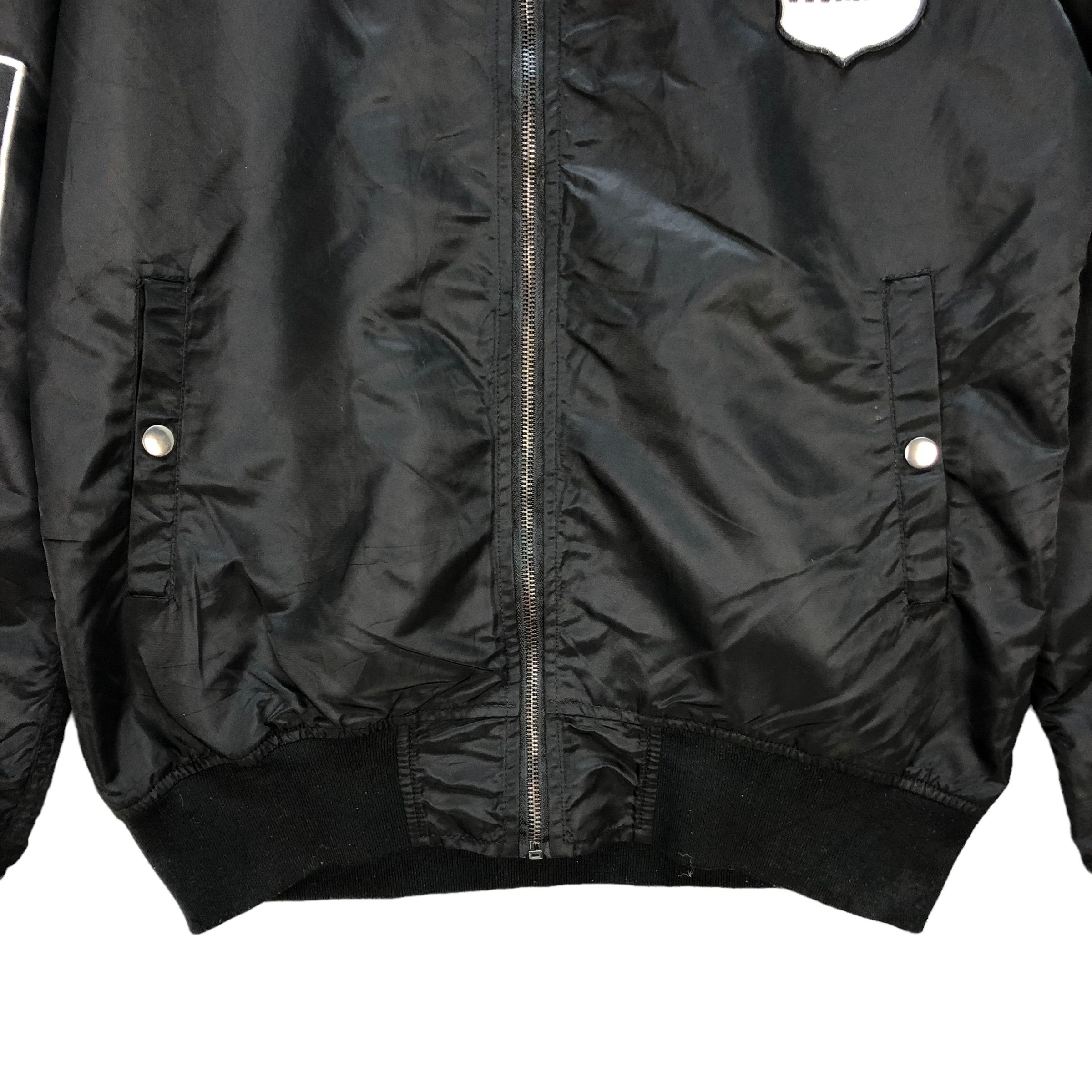 Japanese Brand MILITARY GARMENT PATCHES BOMBER JACKET #7338-130 Size US L / EU 52-54 / 3 - 5 Thumbnail
