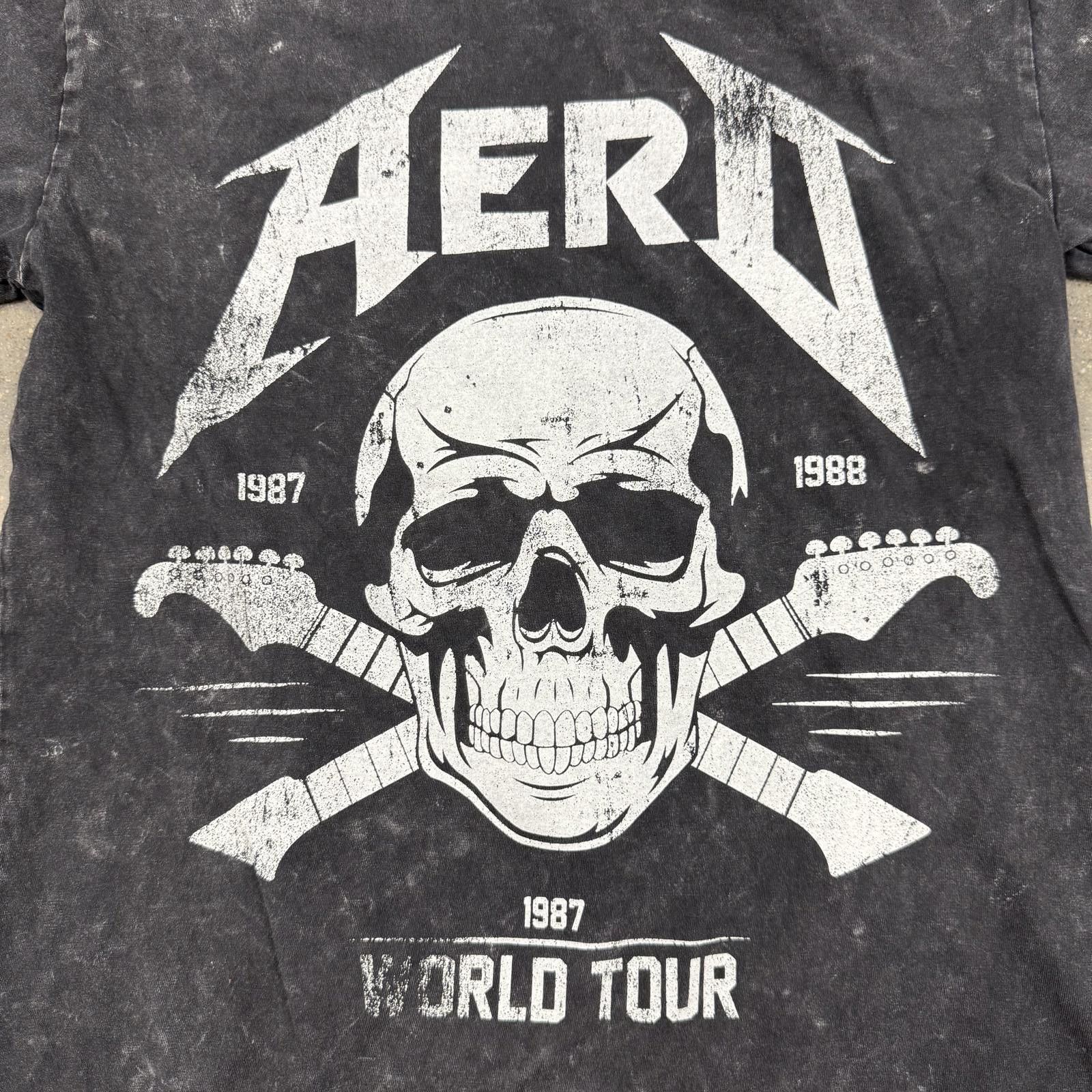 Aeropostale Aeropostale 1987 World Tour Rock Shirt Mens S Size US S / EU 44-46 / 1 - 2 Thumbnail