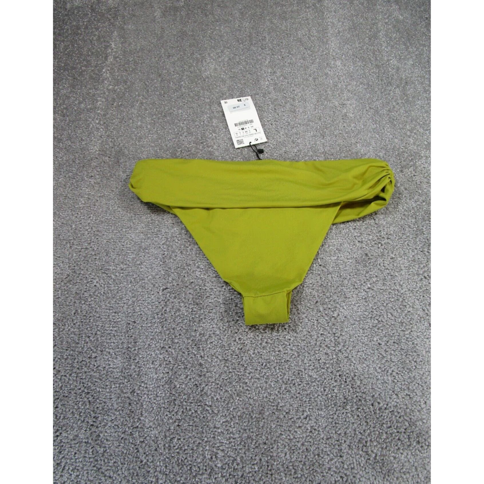 Zara Zara Womens Green Bikini Bottoms Large Polyamide Spandex Beach Swimwear Size 36" / US 14 / IT 50 - 6 Thumbnail