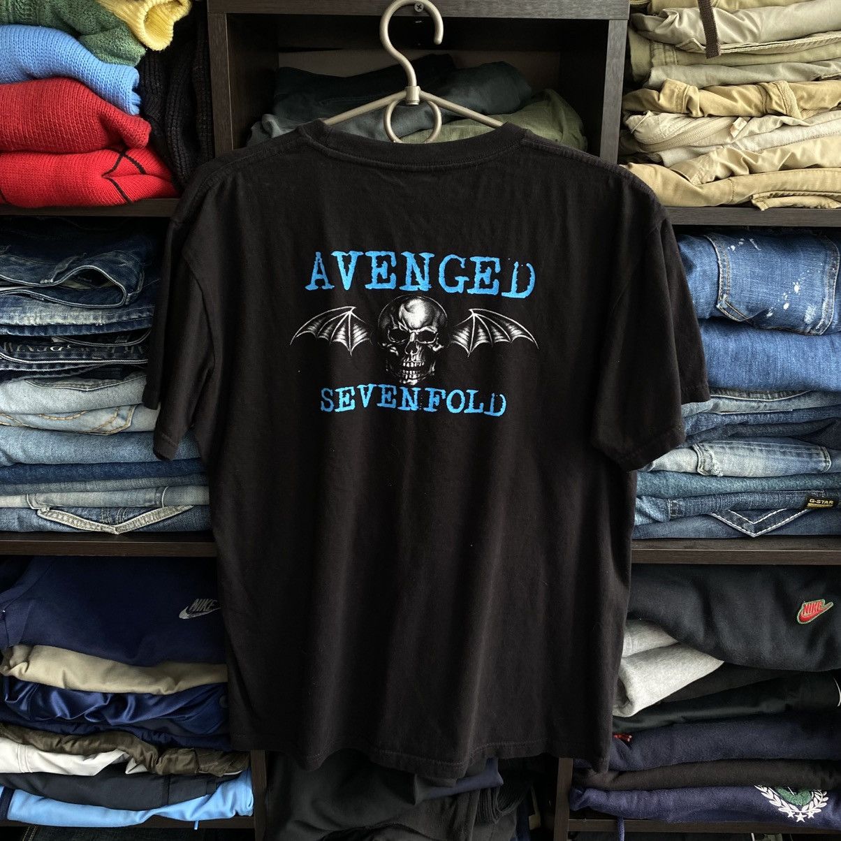 Band Tees Vintage Avenged Sevenfold Big Graphic logo rock band tee Size US M / EU 48-50 / 2 - 7 Thumbnail