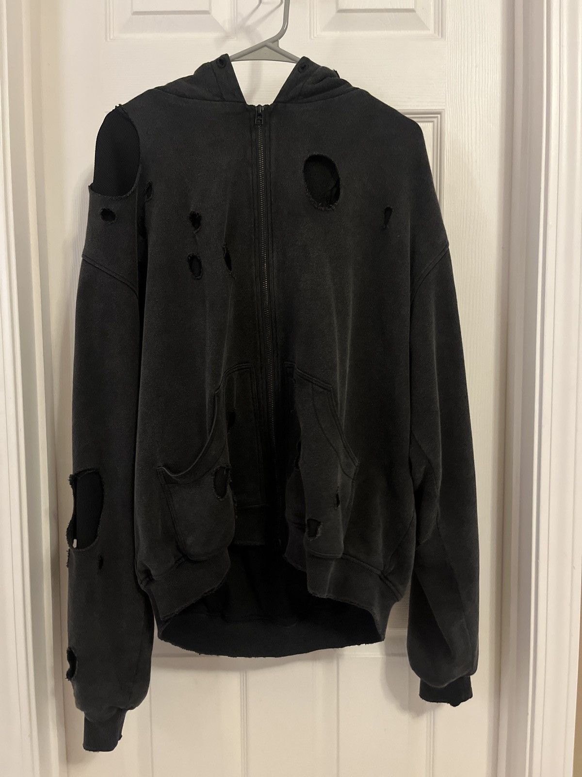 image of Professor E Troubled Waters Bullet Zipup in Black, Men's (Size Large)