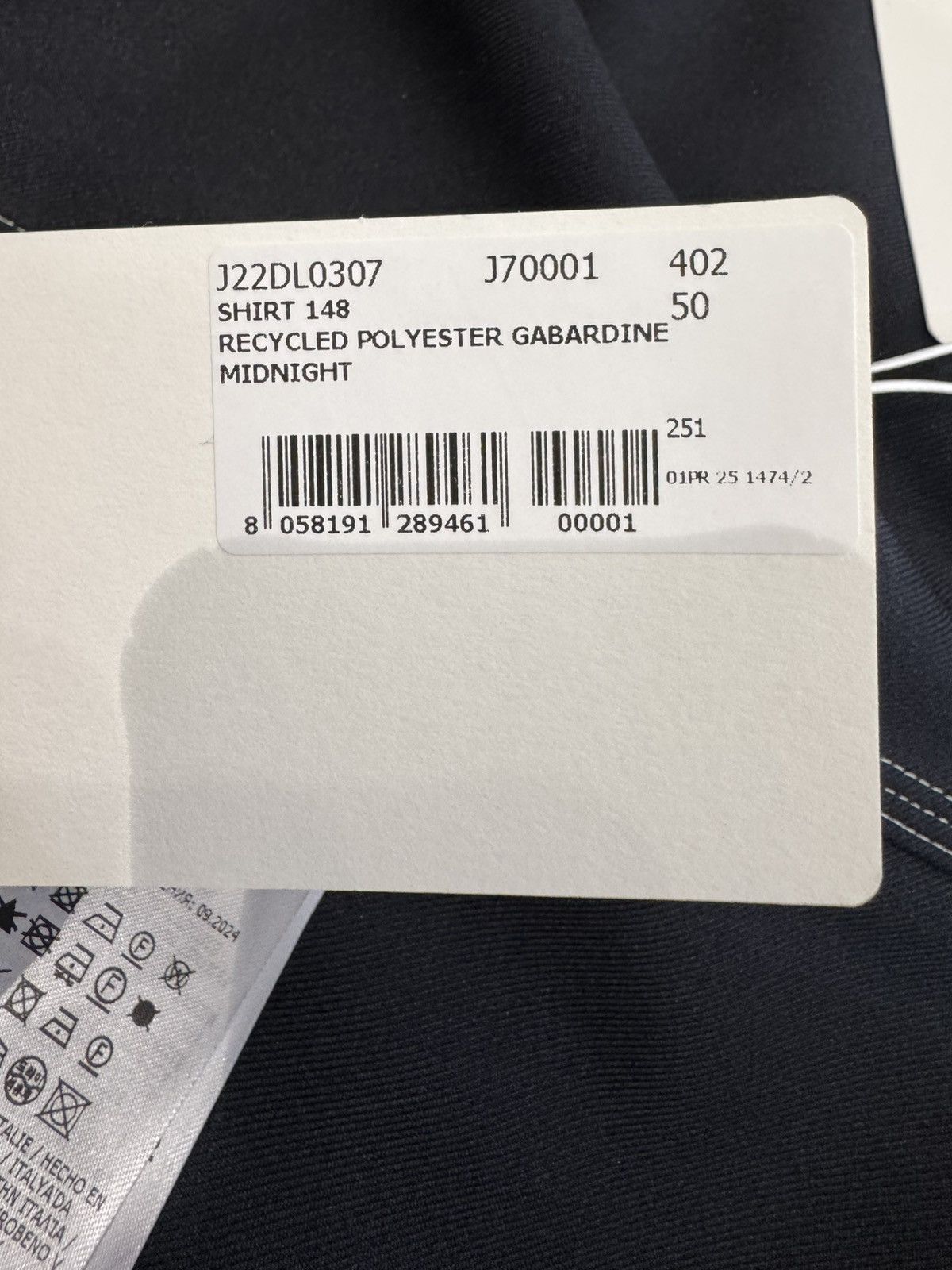 Jil Sander NWT Contrast Stitch Camp Collar Shirt - BLUE, 50 Size US M / EU 48-50 / 2 - 4 Thumbnail