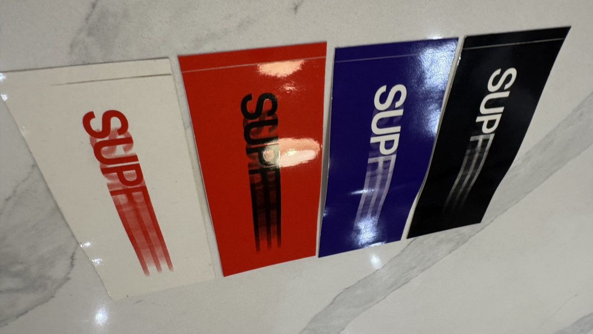 Supreme Supreme motion logo sticker lot motion logo collection Size ONE SIZE - 7 Thumbnail