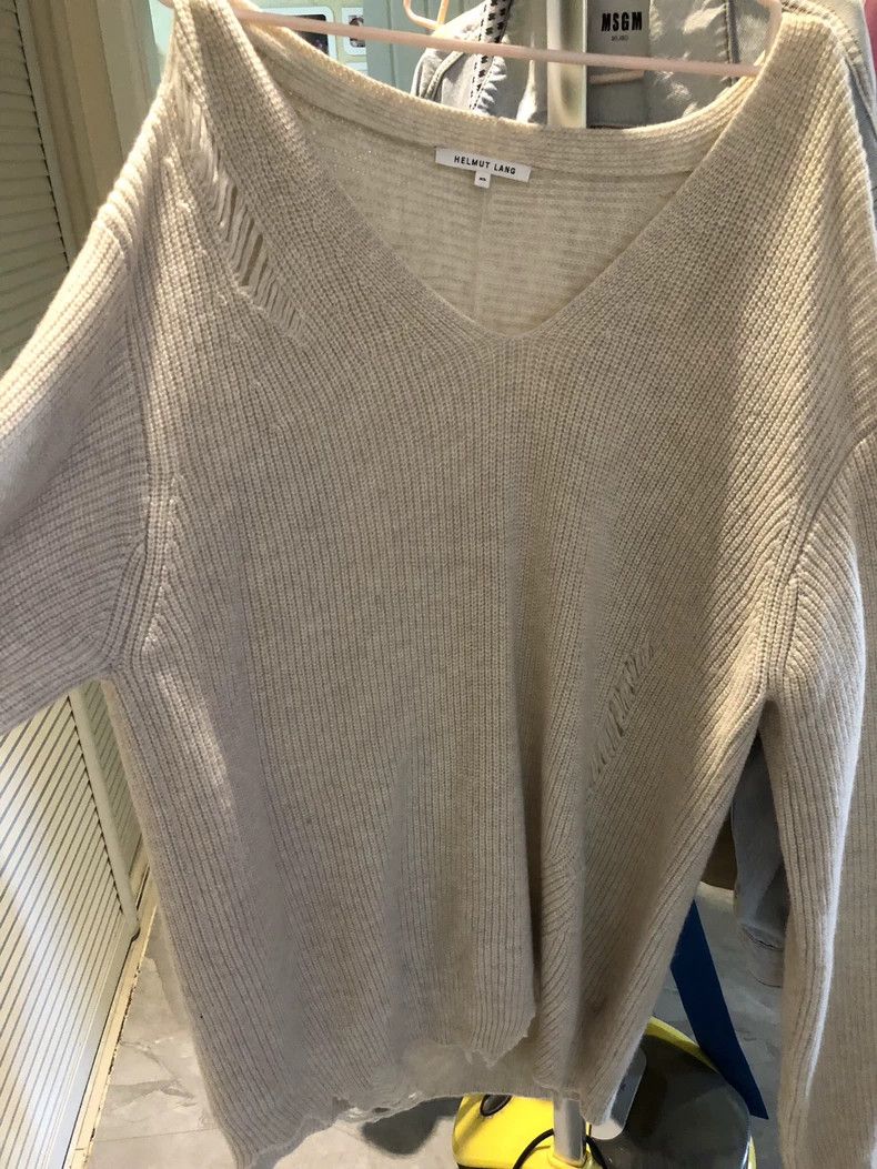 Helmut Lang HELMUT LANG Long, casual sweater Size US XS / EU 42 / 0 - 3 Thumbnail