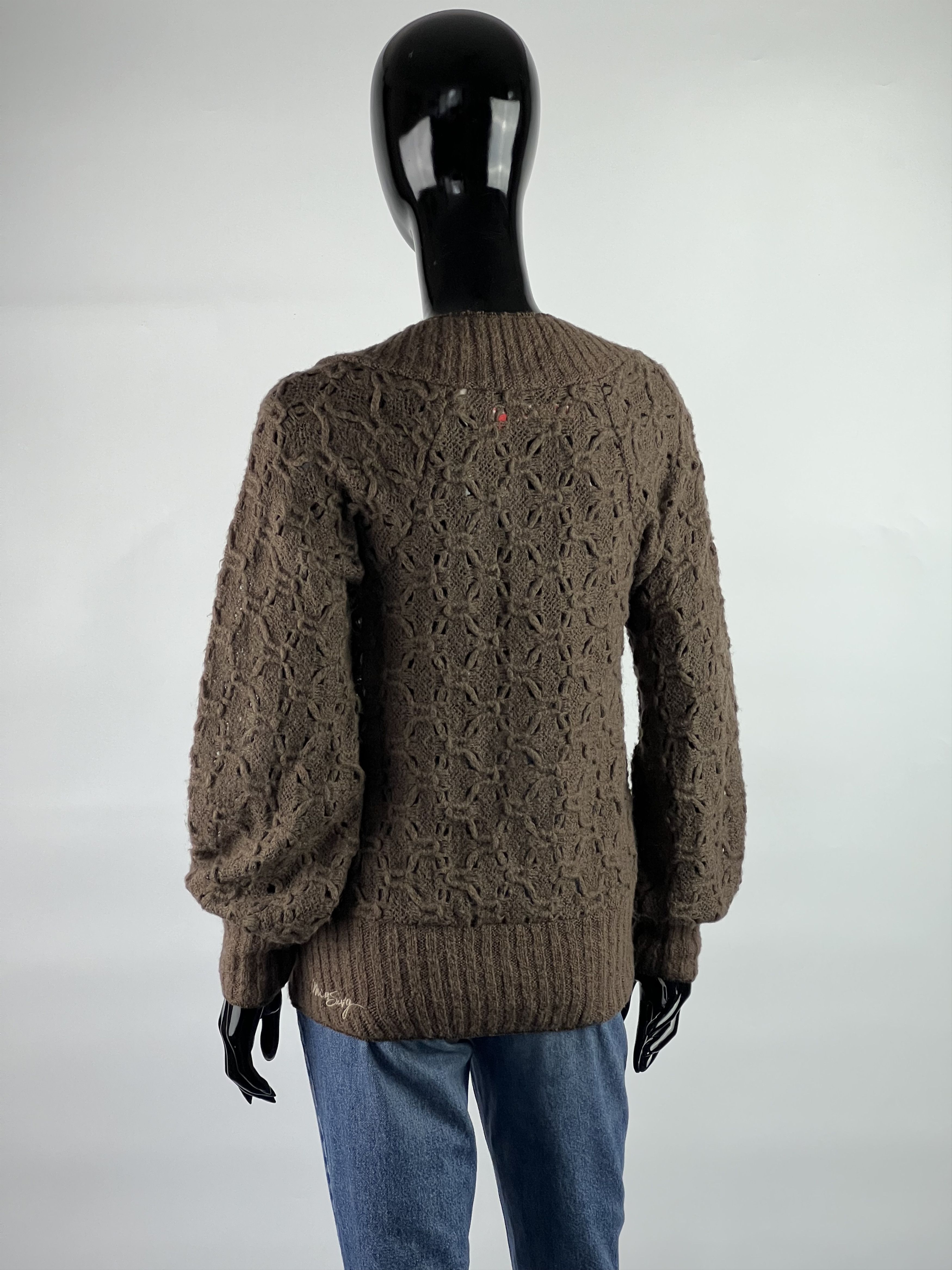 Miss Sixty × Vintage Vintage Miss Sixty Pullover Deep Neckline Wool Knit Size XS Size XS / US 0-2 / IT 36-38 - 3 Thumbnail
