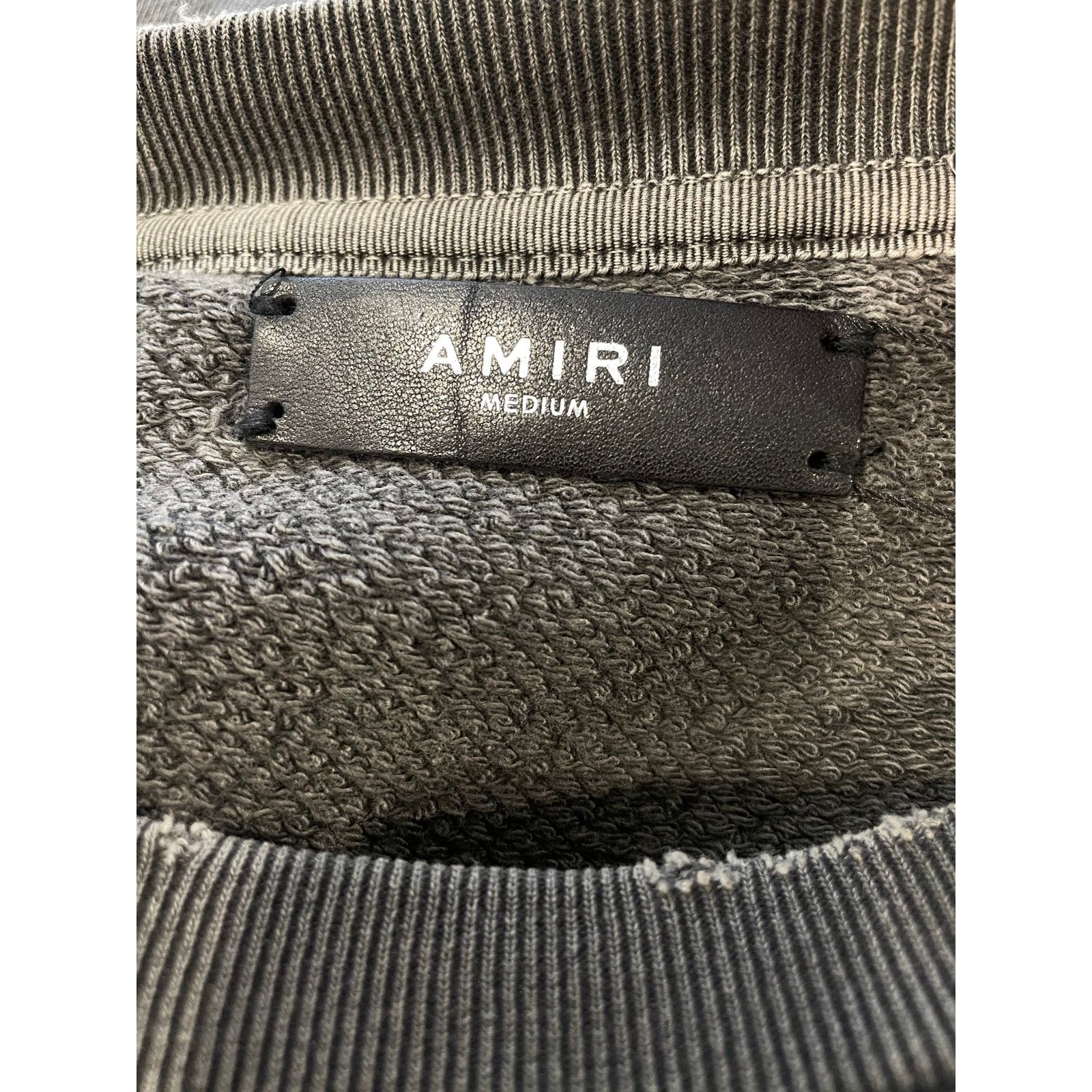 Amiri Amiri Grey Survival of the Fittest Crewneck Size M / US 6-8 / IT 42-44 - 4 Thumbnail