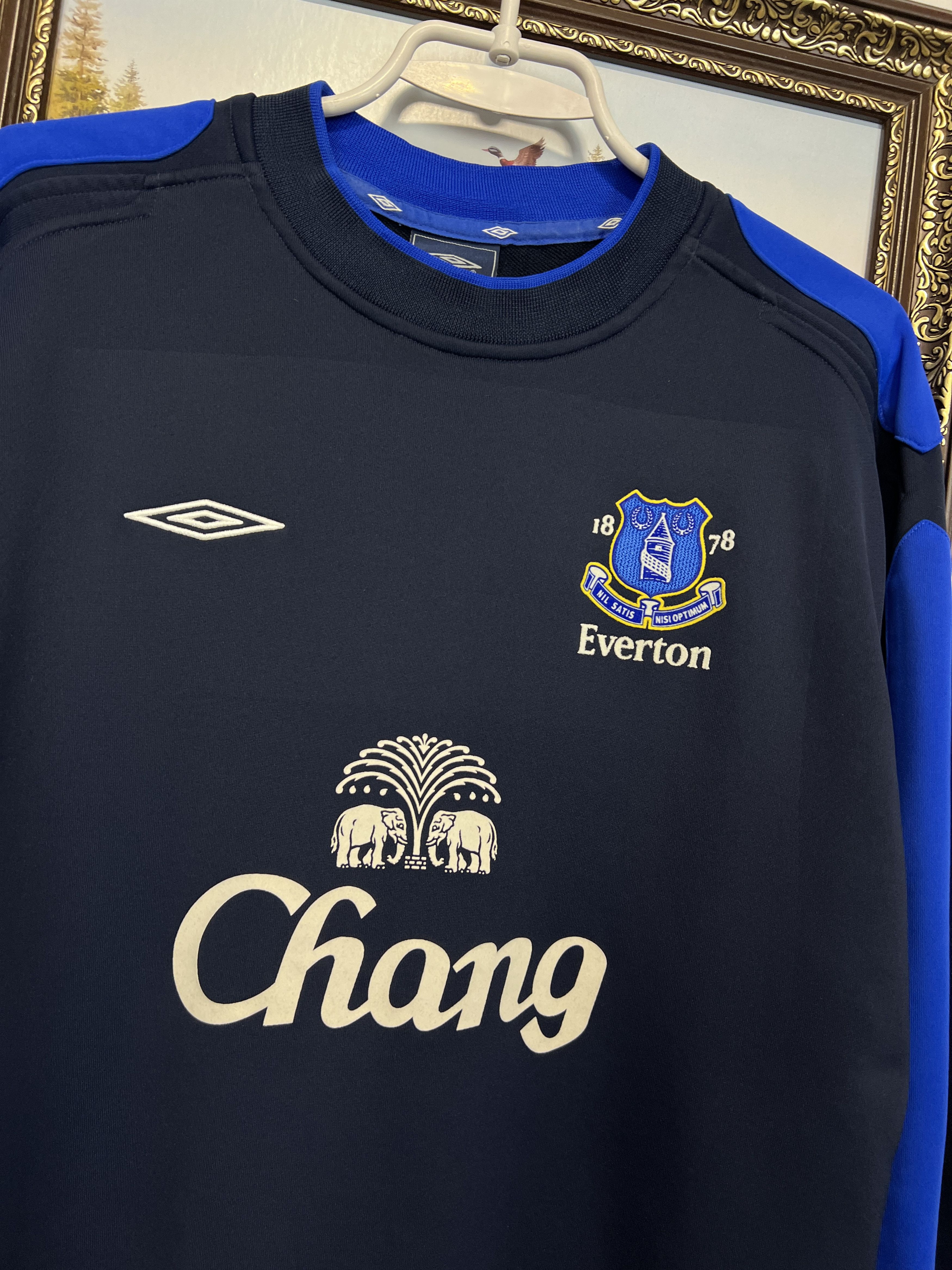 Umbro Everton Football Sweatshirt Soccer Track Top Crewneck Jacket Size US L / EU 52-54 / 3 - 3 Thumbnail