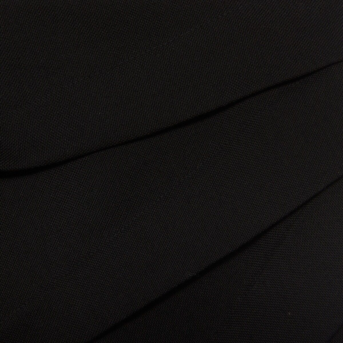 Gucci o1s1wg111025 Wool Midi Skirt With Draping in Black Size 28" / US 6 / IT 42 - 4 Thumbnail