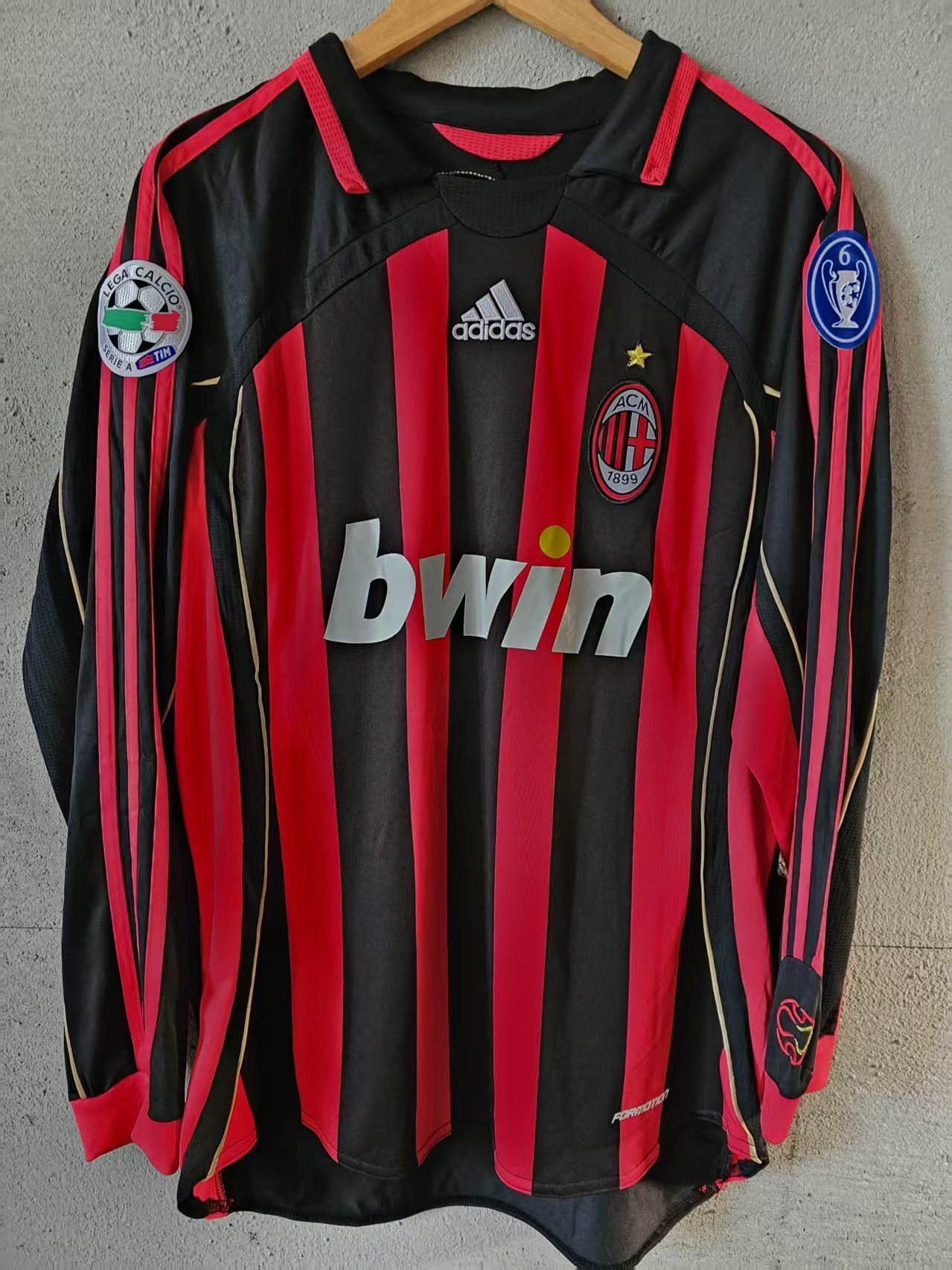 Other 2006 2007 AC Milan 22 Kaka Jersey Longsleeve Home Size US L / EU 52-54 / 3 - 2 Thumbnail