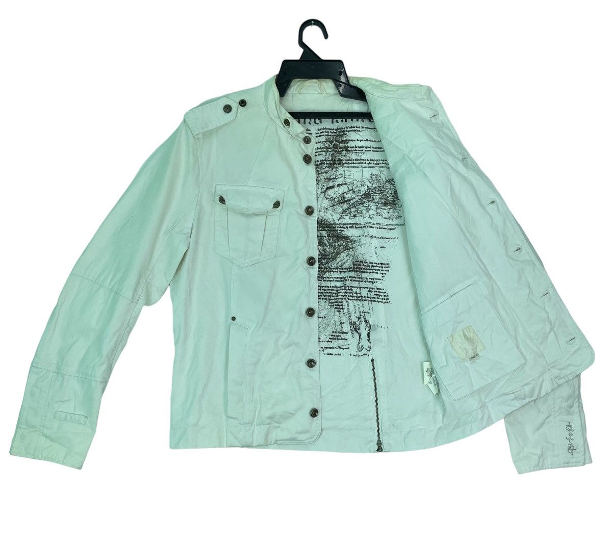 Diesel × Vintage Y2k DIESEL survival manual instructions lining logo jacket Size US M / EU 48-50 / 2 - 1 Thumbnail