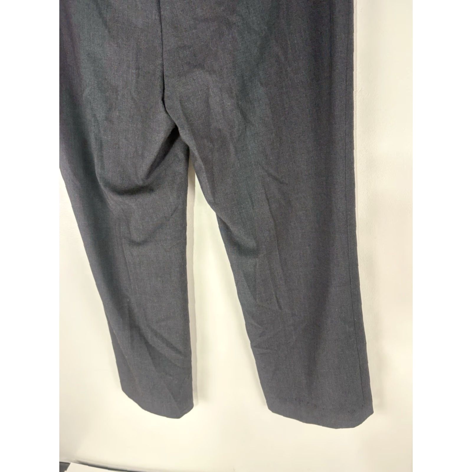 Calvin Klein Calvin Klein Gray Wide-Leg Dress Pants Women Size 8P Size 30" / US 8 / IT 44 - 6 Thumbnail