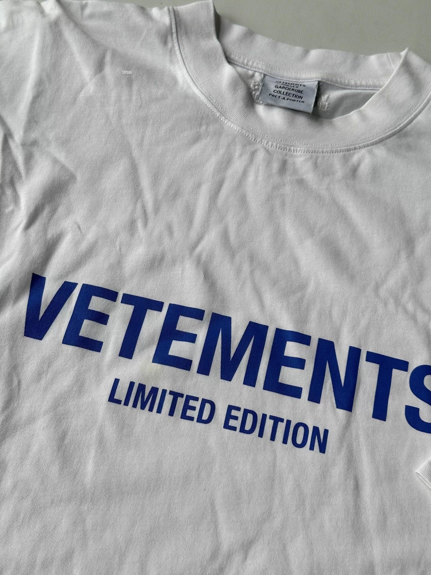 Vetements Vetements Logo Short Sleeve T-Shirt Size US S / EU 44-46 / 1 - 2 Thumbnail