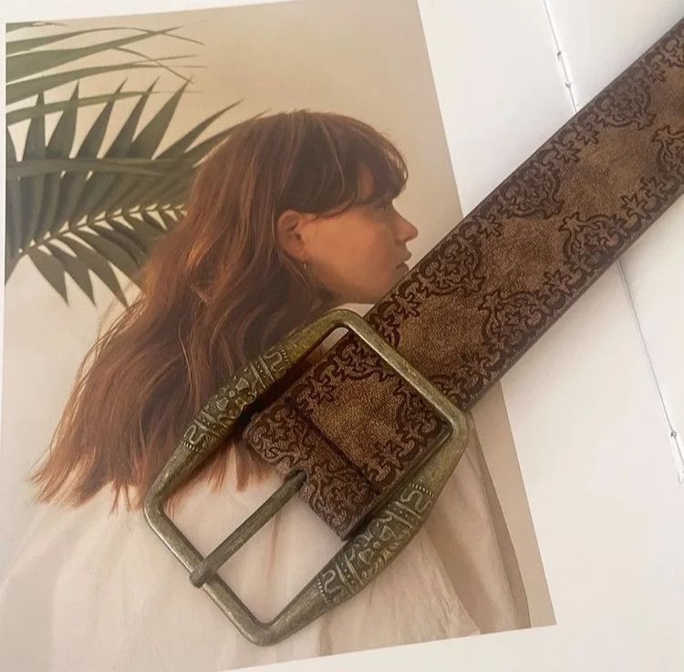 Japanese Brand × Vintage Retro Y2K Printed Pattern Belt Size ONE SIZE - 4 Thumbnail
