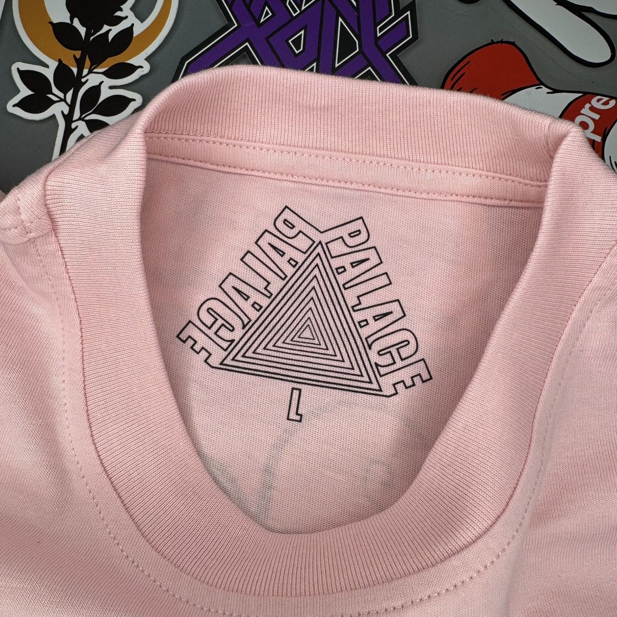 Palace Palace Nein Cheese Nein Egg T-shirt Pink Large Brand New Size US L / EU 52-54 / 3 - 4 Thumbnail
