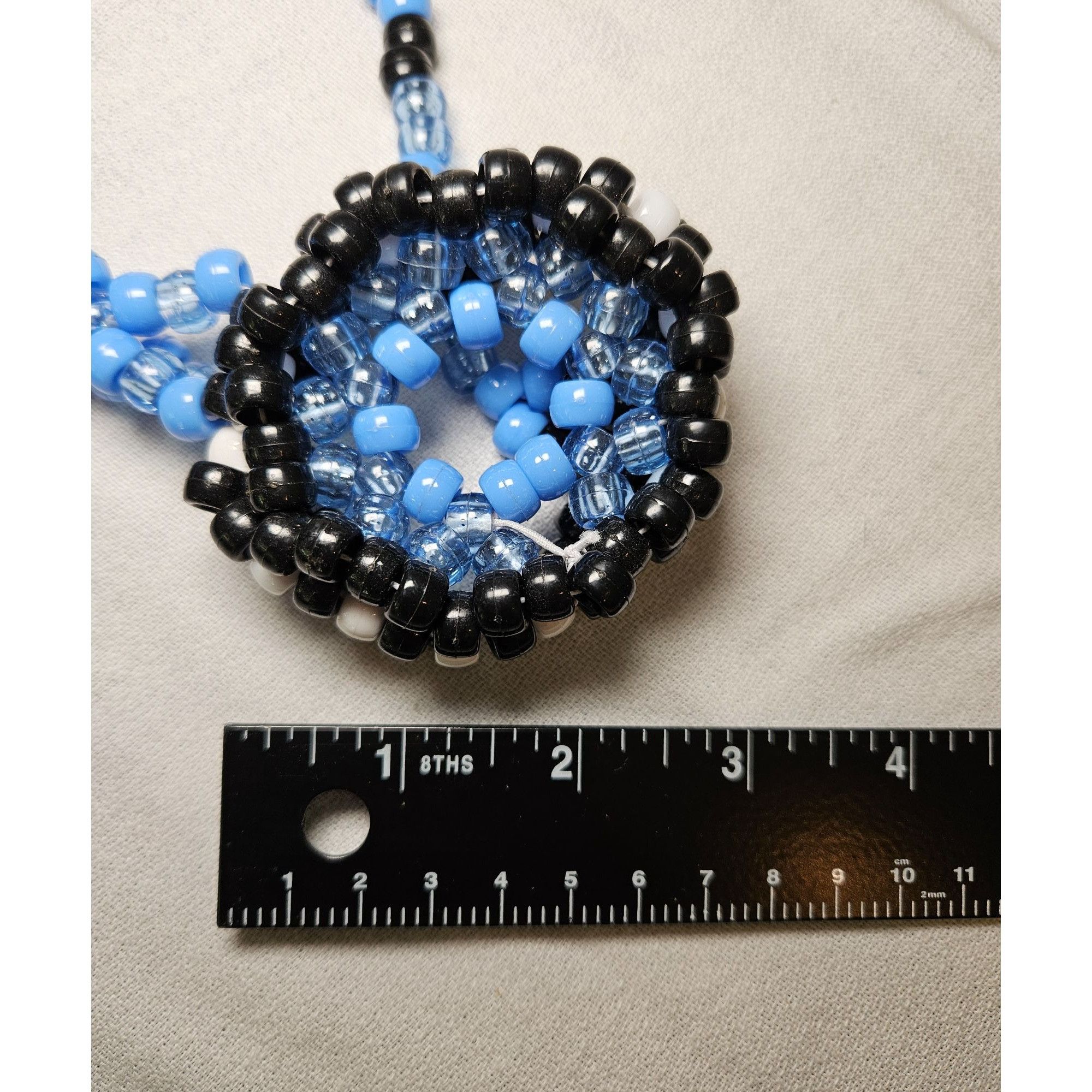 Other Blue Black Kandi Googles Pony Beads Size ONE SIZE - 8 Thumbnail