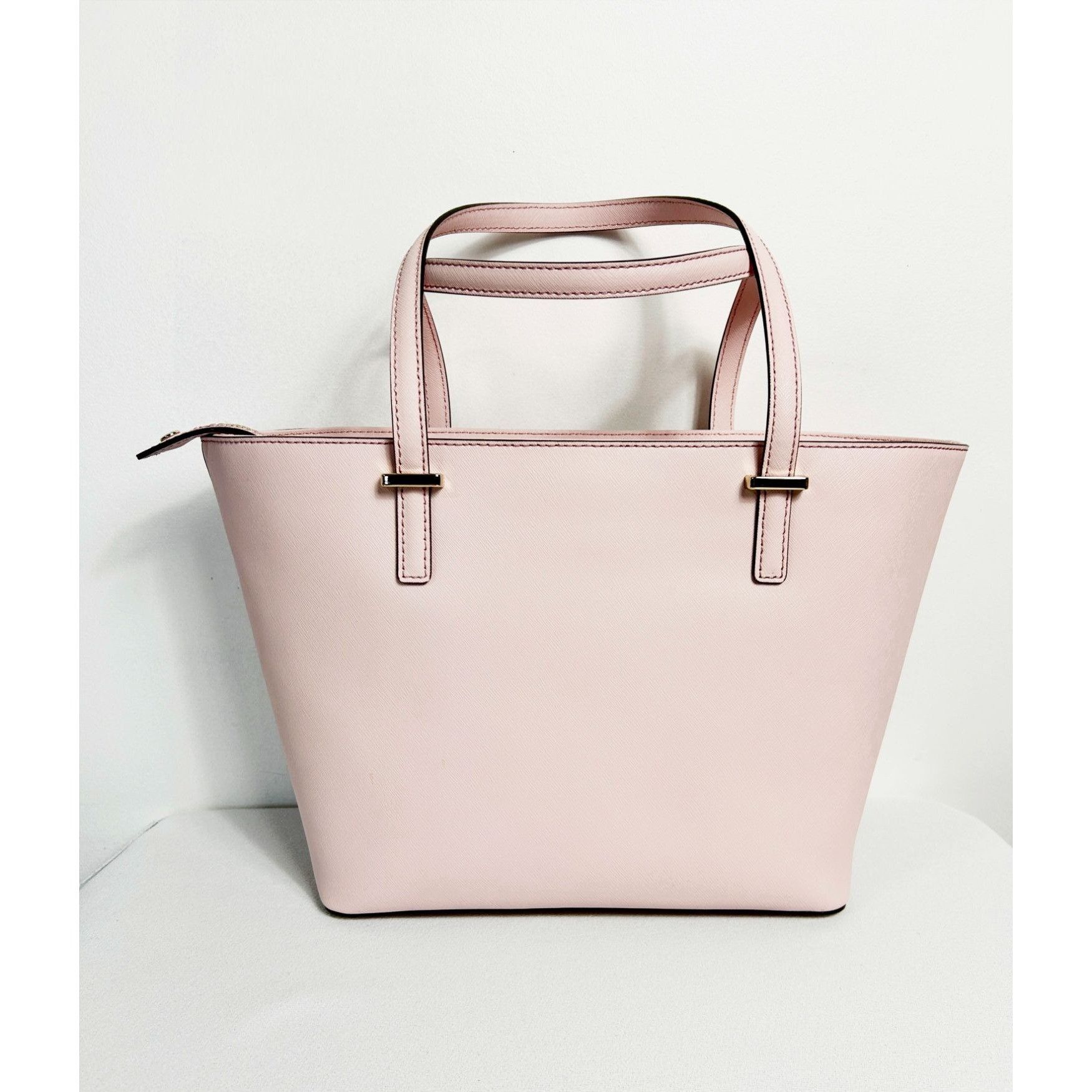 Kate Spade Kate Spade Textured Leather Handbag Tote in Pink Size ONE SIZE - 2 Thumbnail
