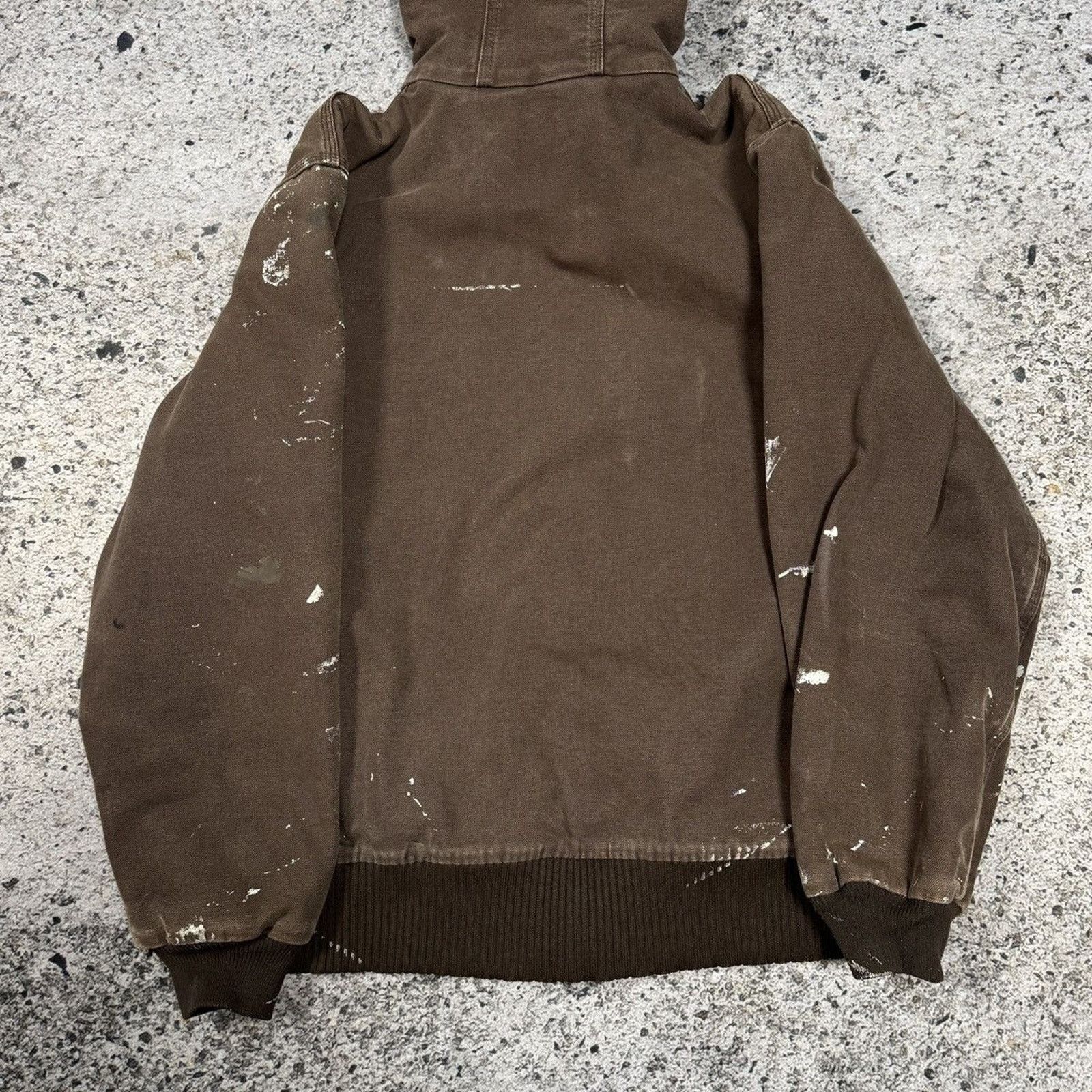 Carhartt Realtree Thrashed Faded Distressed Jacket ERD Grunge Chrome Size US L / EU 52-54 / 3 - 14 Thumbnail
